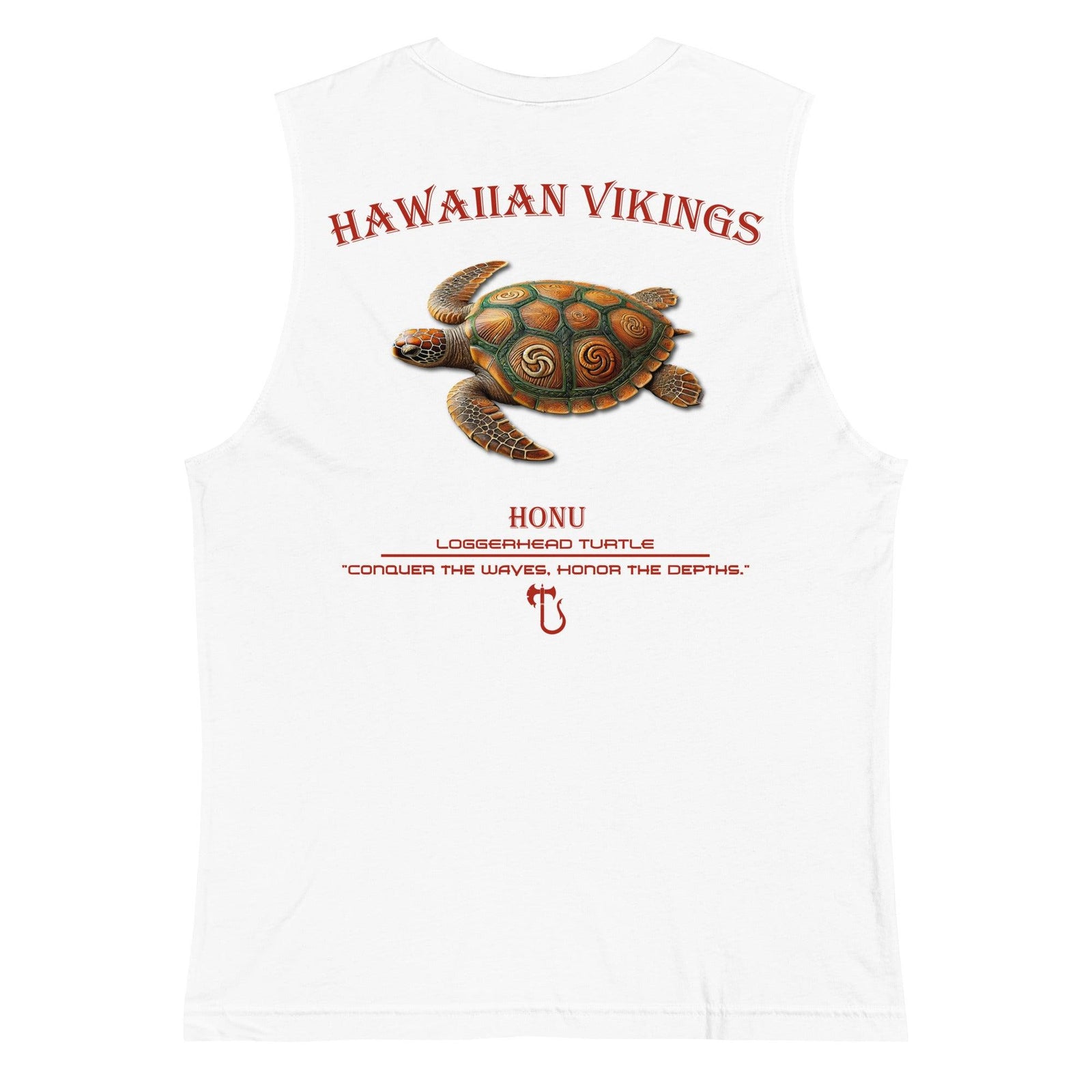 Loggerhead Turtle Men's Muscle Shirt - Hawaiian Vikings