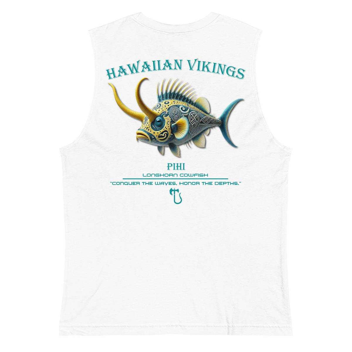 Longhorn Cowfish Men's Muscle Shirt - Hawaiian Vikings