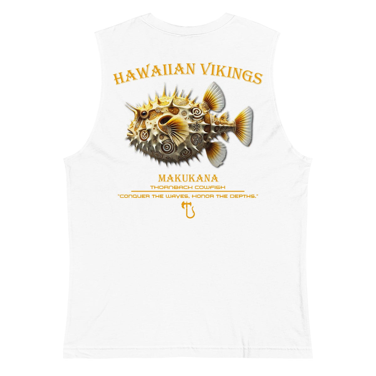 Thornback Cowfish Men's Muscle Shirt - Hawaiian Vikings