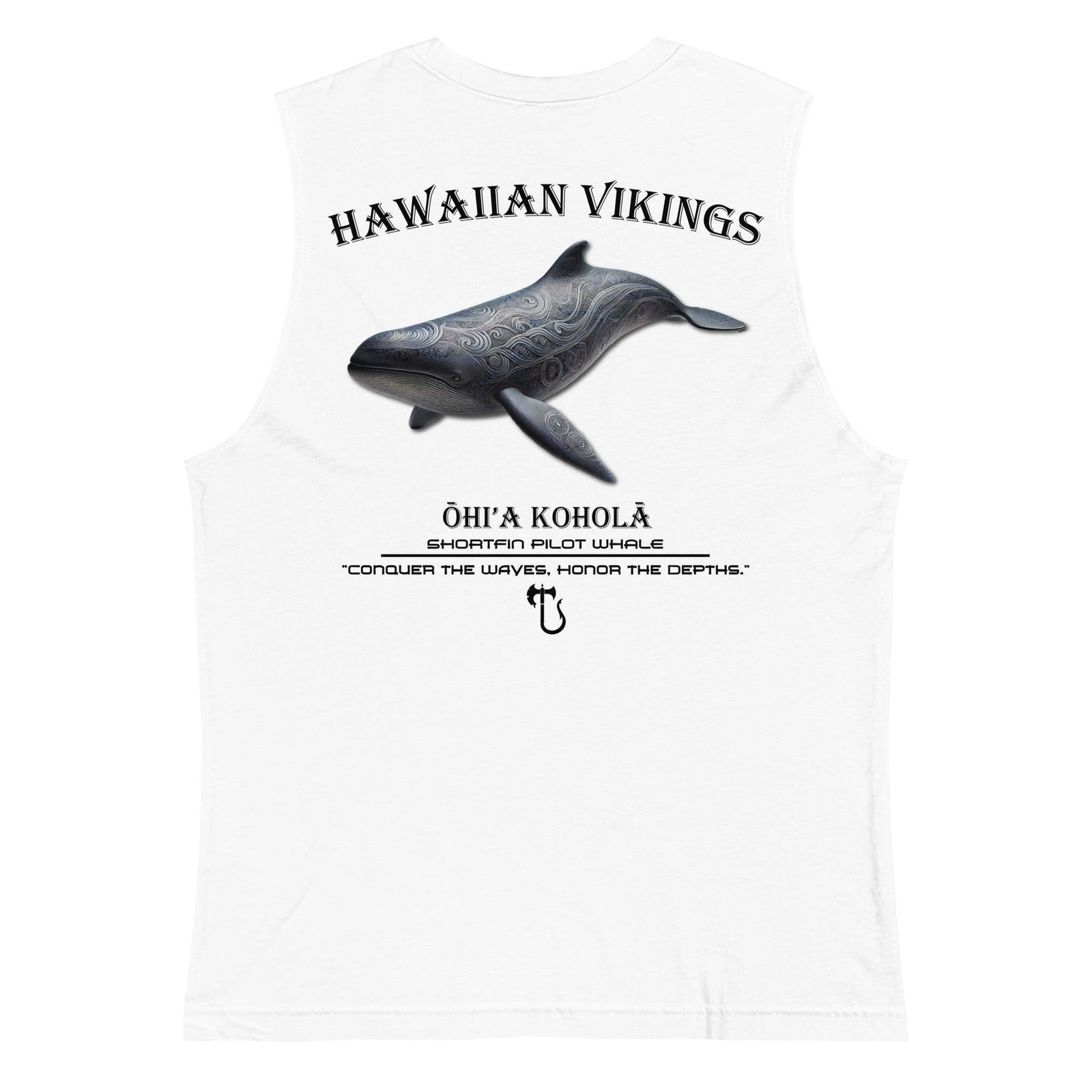 Shortfin Pilot Whale Men's Muscle Shirt - Hawaiian Vikings