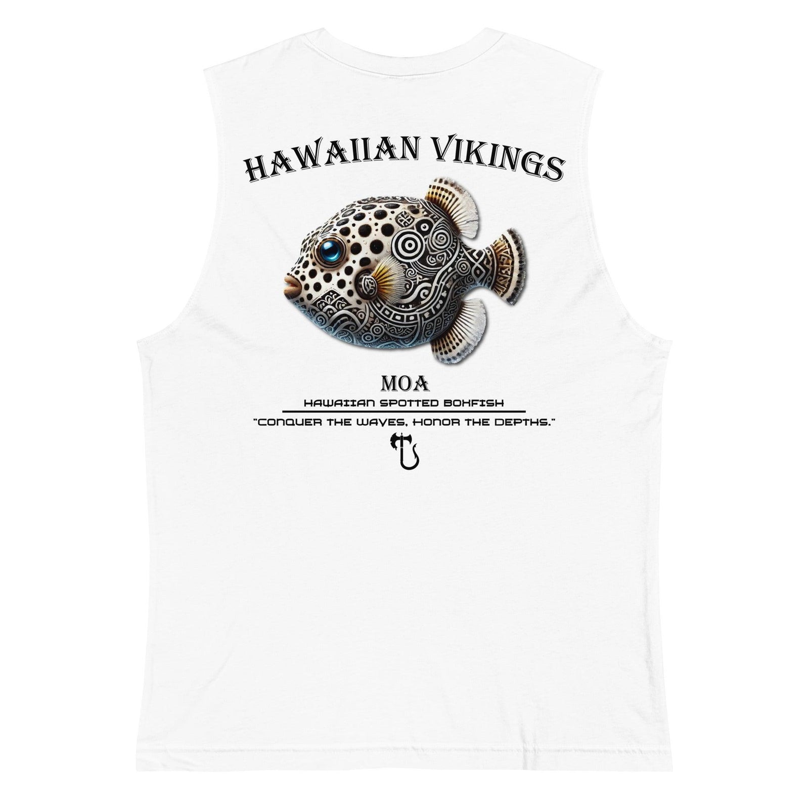 Hawaiian Spotted Boxfish Men's Muscle Shirt - Hawaiian Vikings