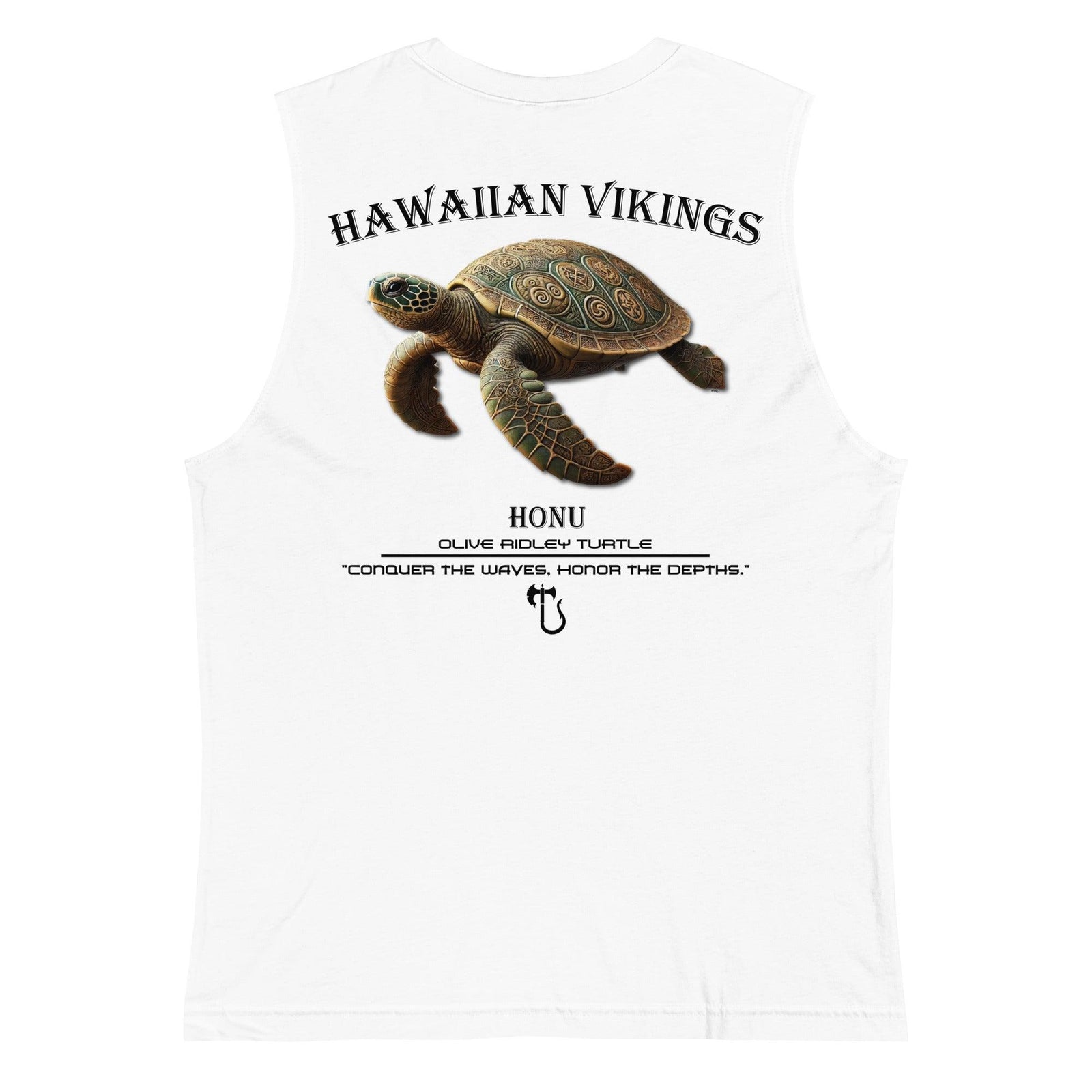 Olive Ridley Turtle Men's Muscle Shirt - Hawaiian Vikings