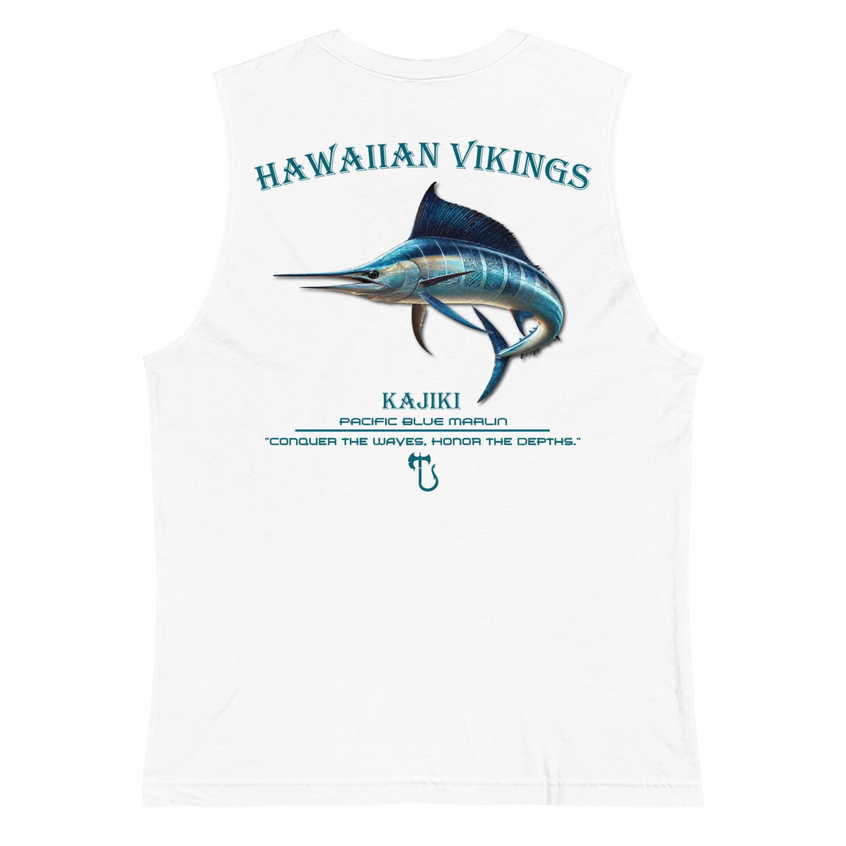 Pacific Blue Marlin Men's Muscle Shirt - Hawaiian Vikings