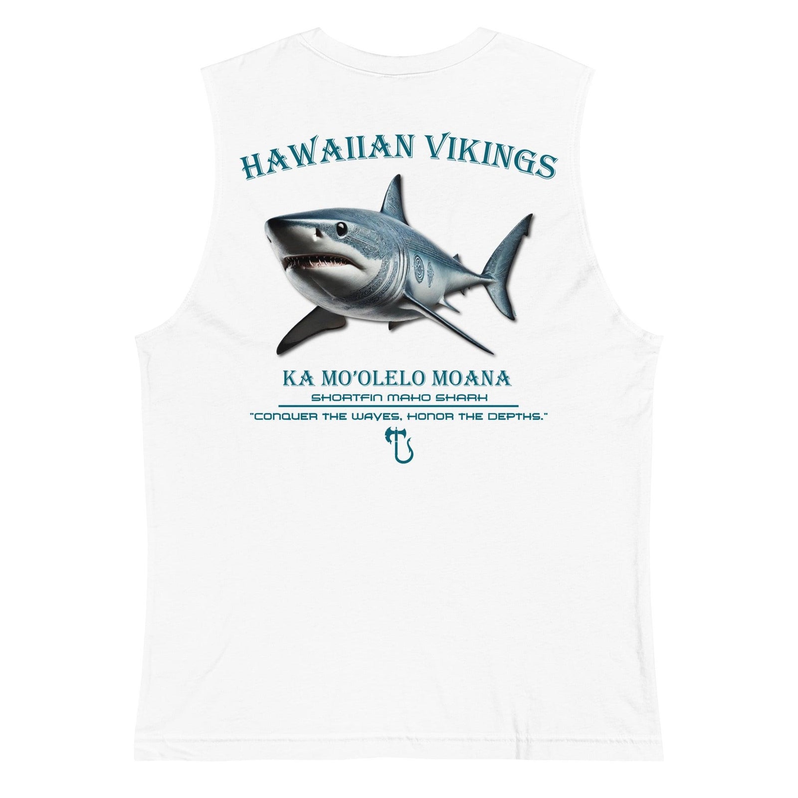 Shortfin Mako Shark Men's Muscle Shirt - Hawaiian Vikings