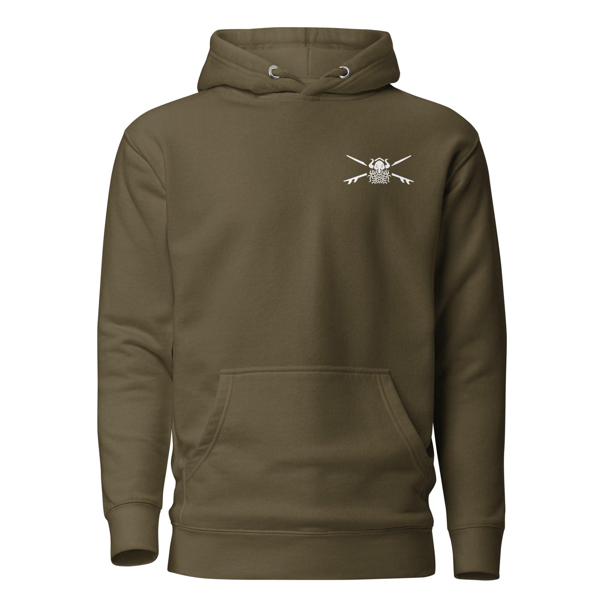 Chicama Beach Vintage Postcard Unisex Hoodie - Hawaiian Vikings