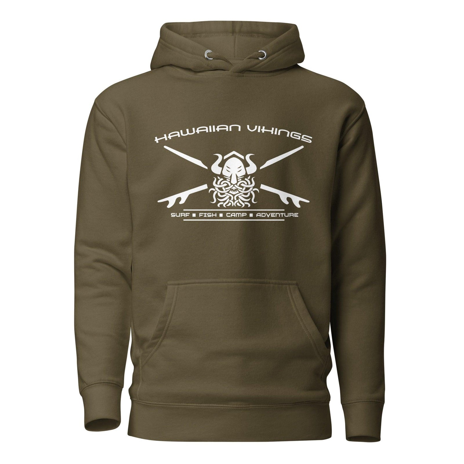 Viking Helm Unisex Hoodie - Hawaiian Vikings