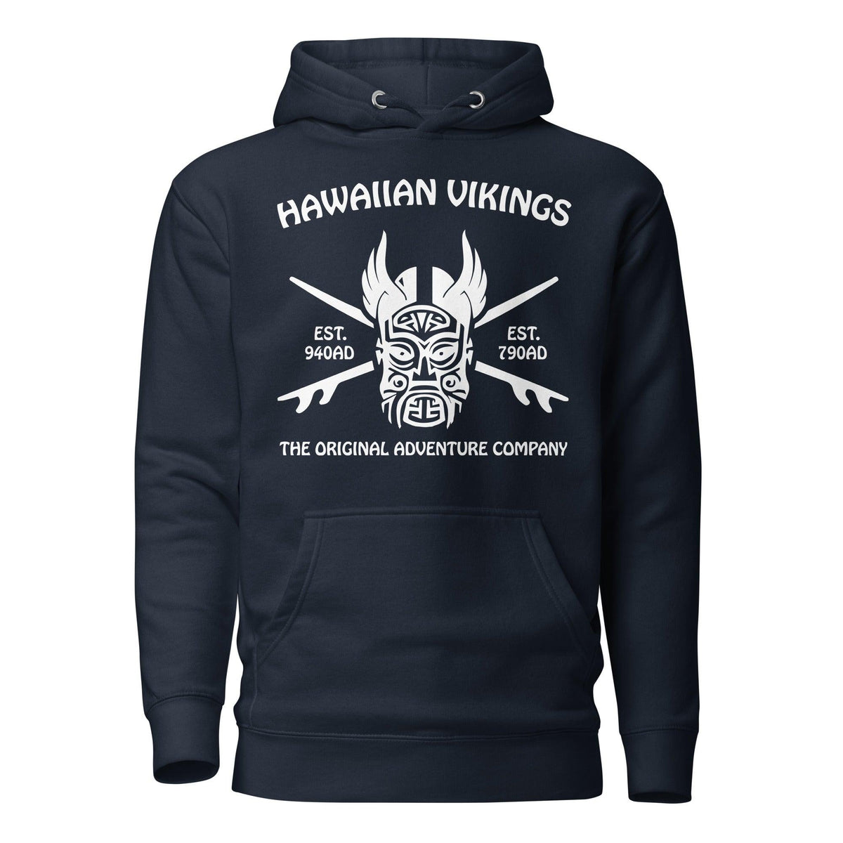 Totem Mask Unisex Hoodie - Hawaiian Vikings