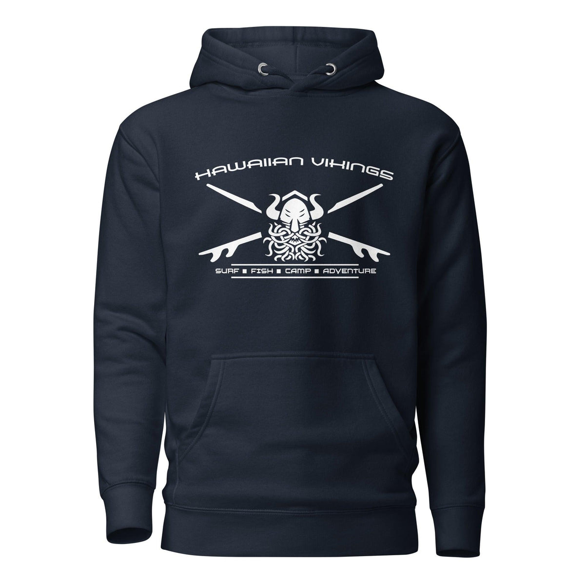 Viking Helm Unisex Hoodie - Hawaiian Vikings