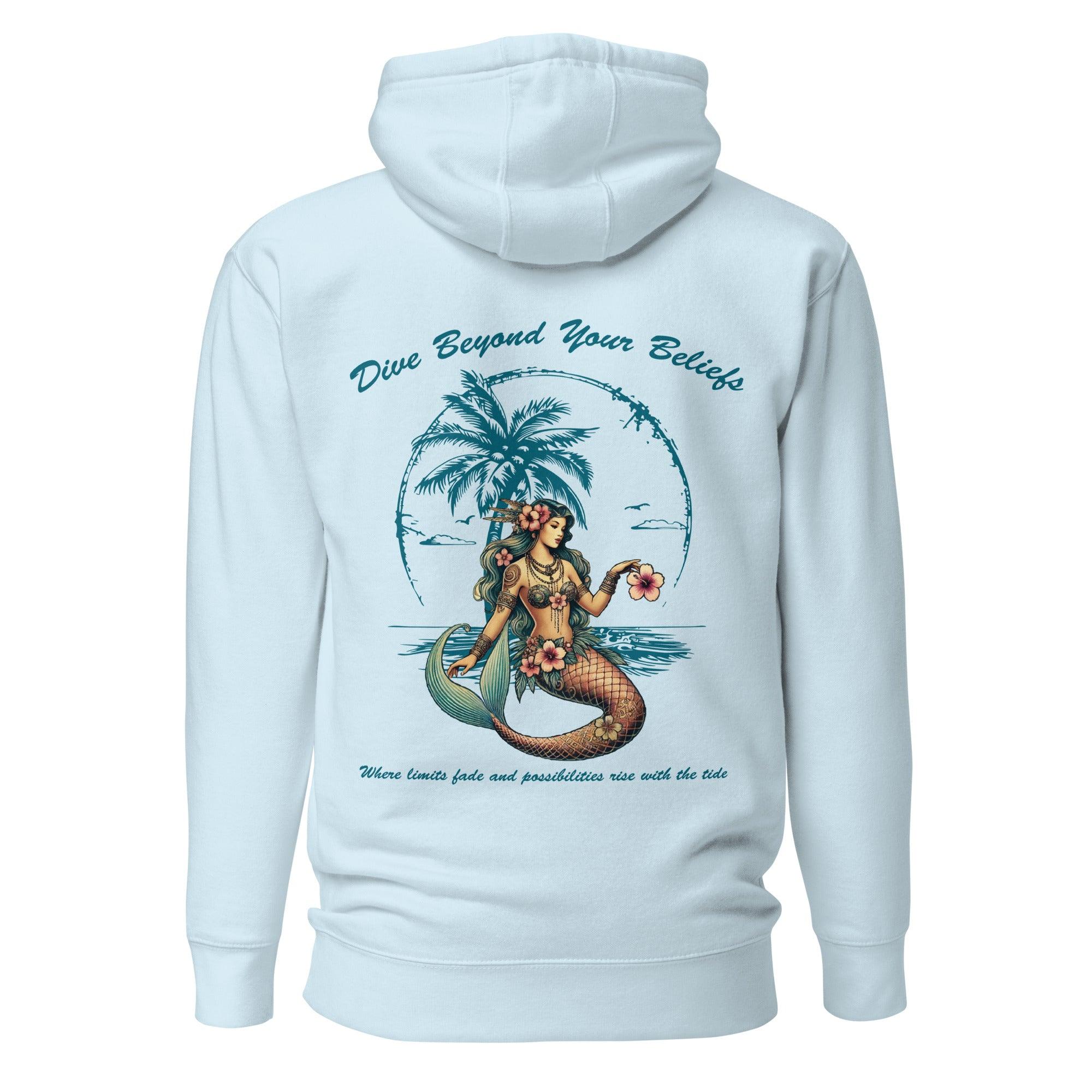 Dive Beyond Your Beliefs Unisex Hoodie - Hawaiian Vikings