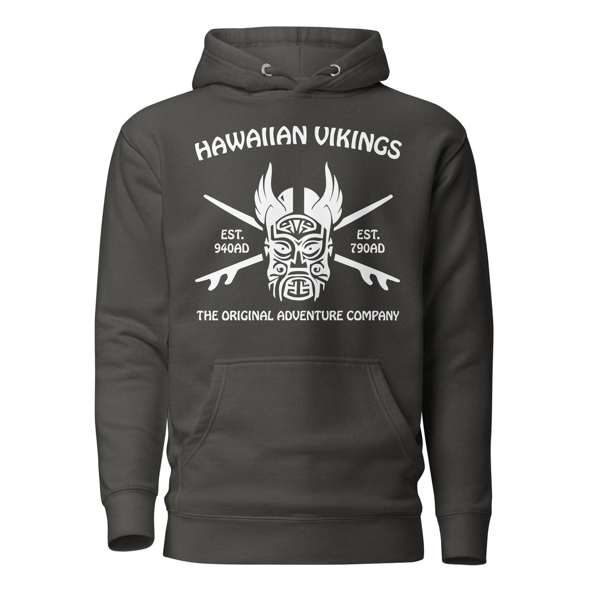 Totem Mask Unisex Hoodie - Hawaiian Vikings