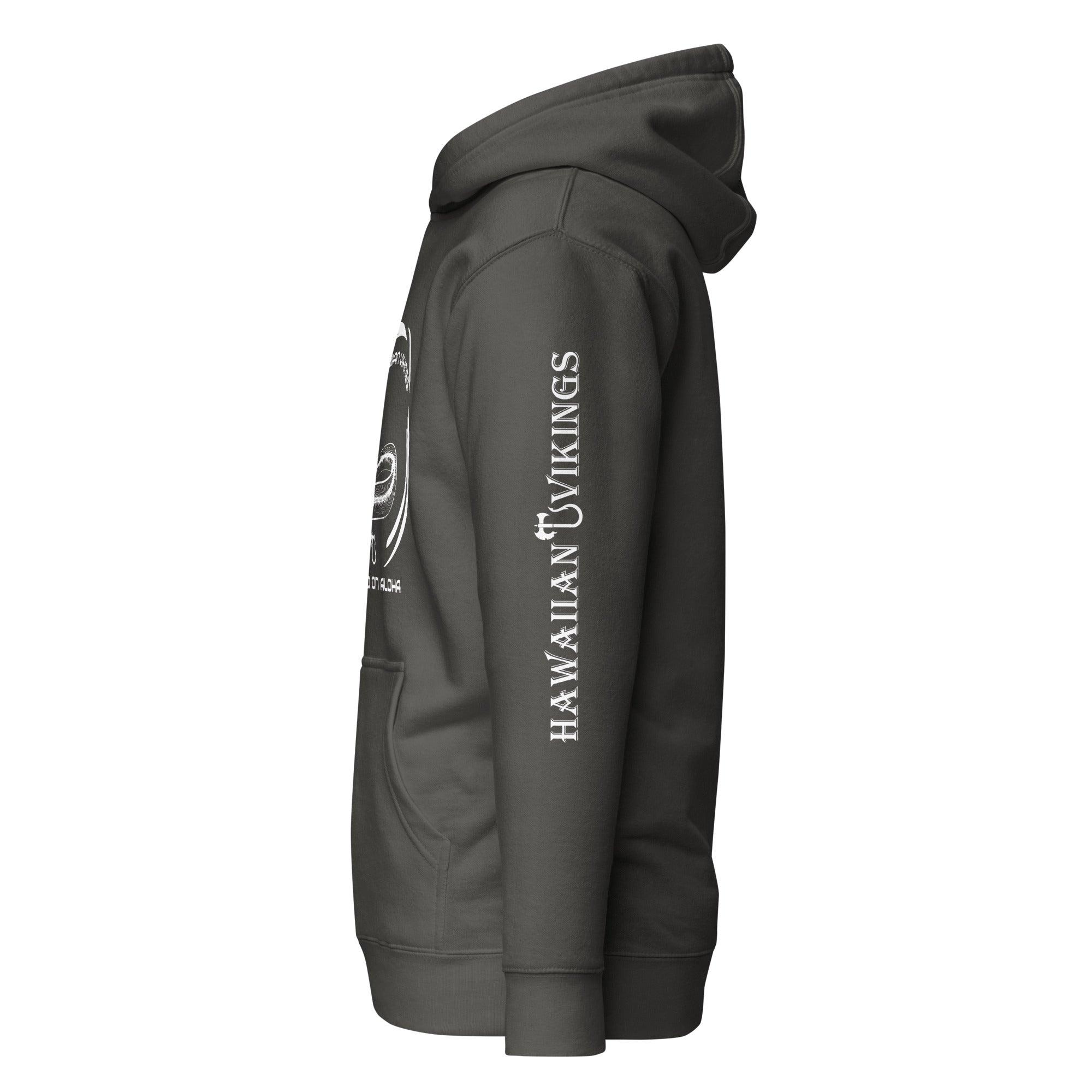 Hooked on Aloha: Eel Unisex Hoodie - Hawaiian Vikings