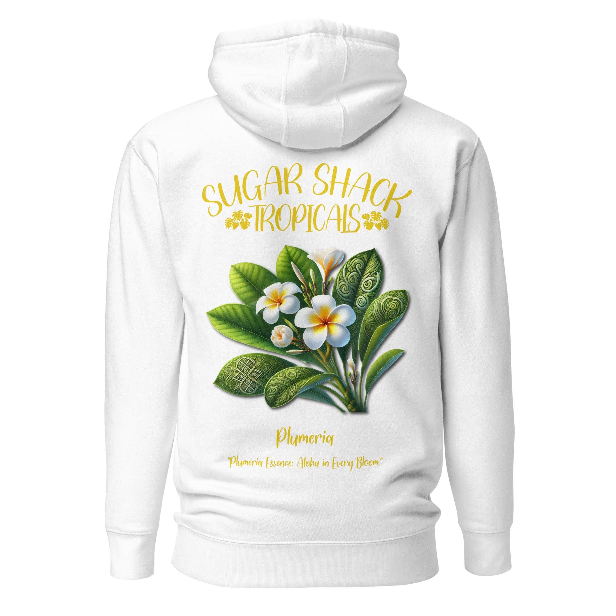 Plumeria Unisex Hoodie - Hawaiian Vikings