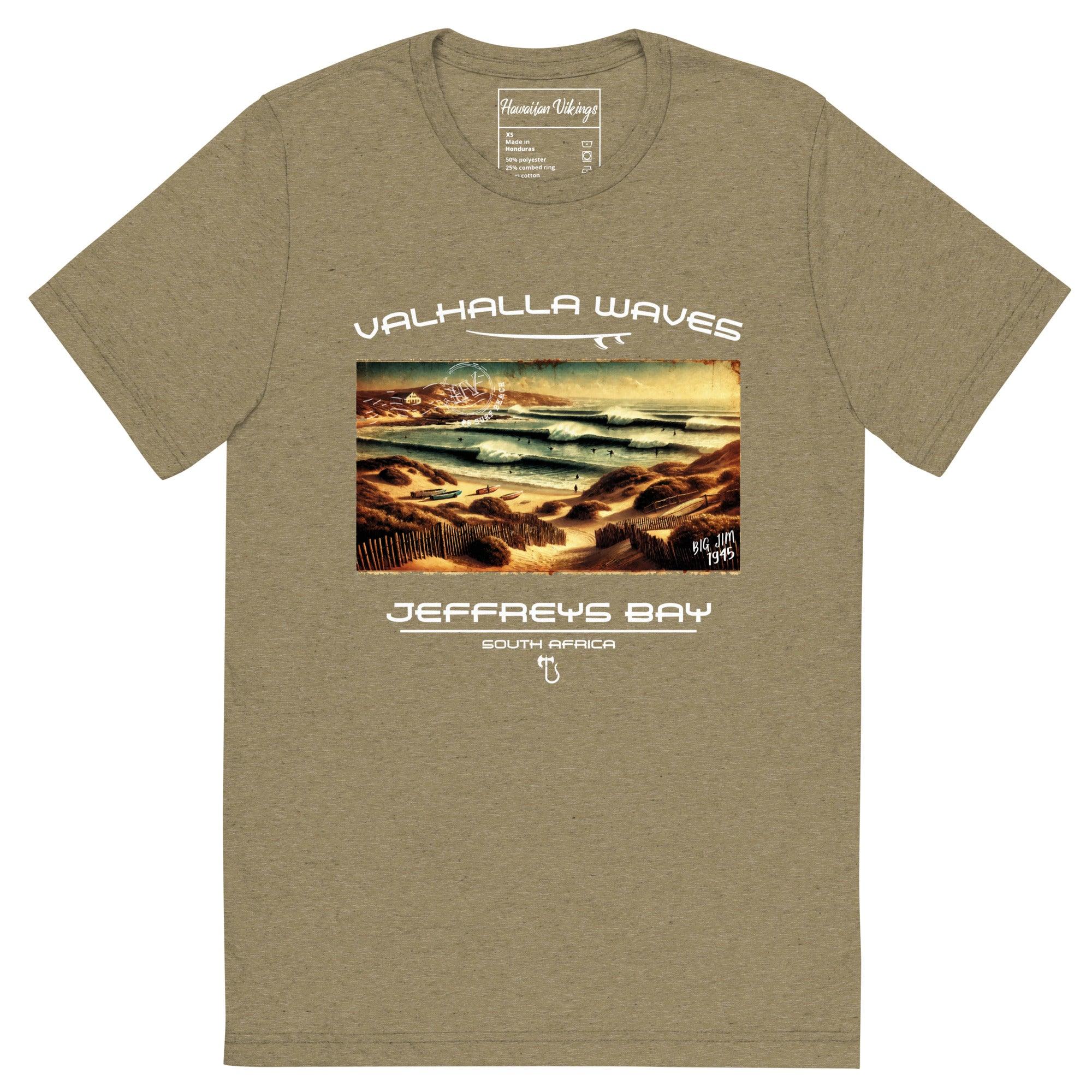 Jeffreys Bay Vintage Postcard T-Shirt - Hawaiian Vikings