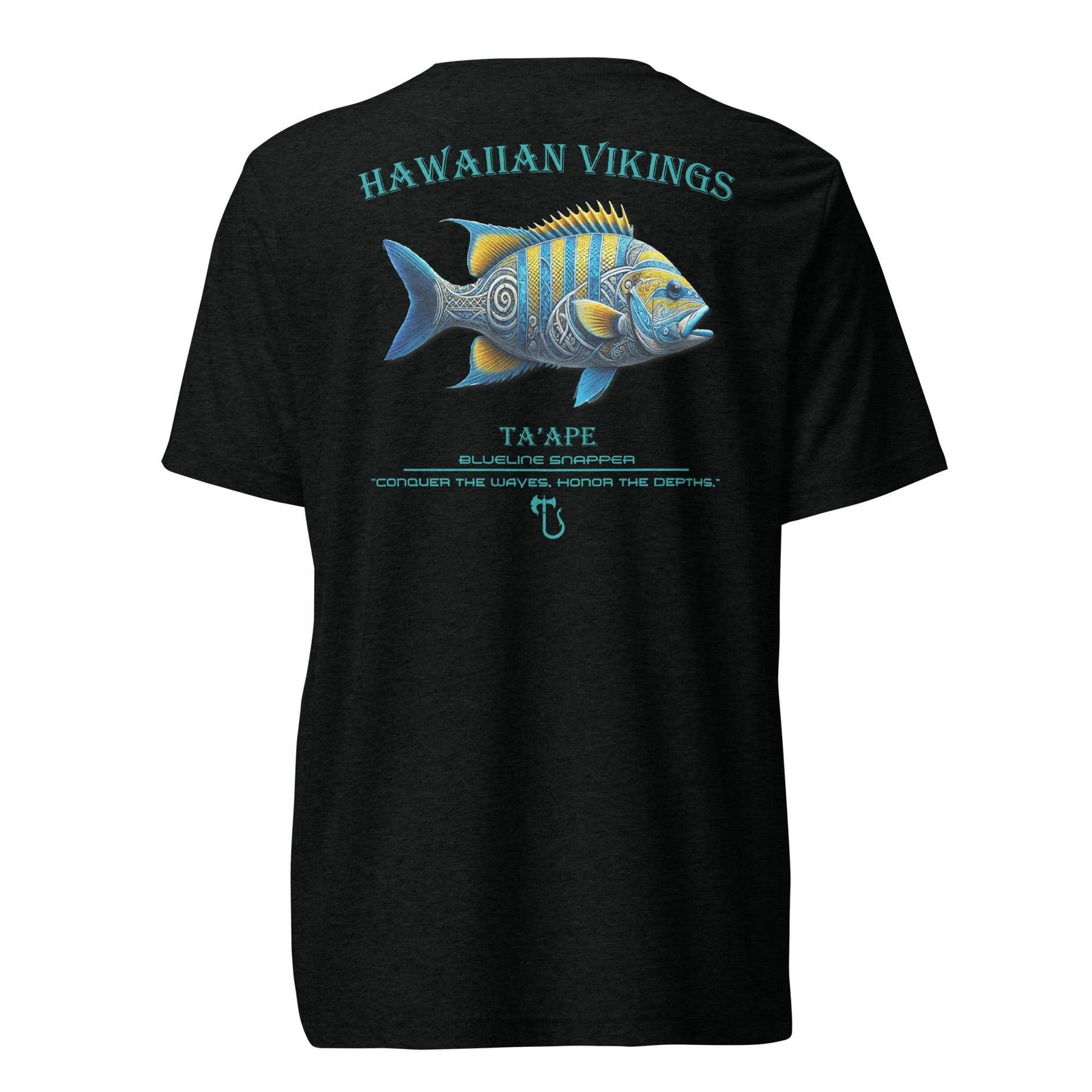 Blueline Snapper Tri-Blend Short Sleeve T-Shirt - Hawaiian Vikings