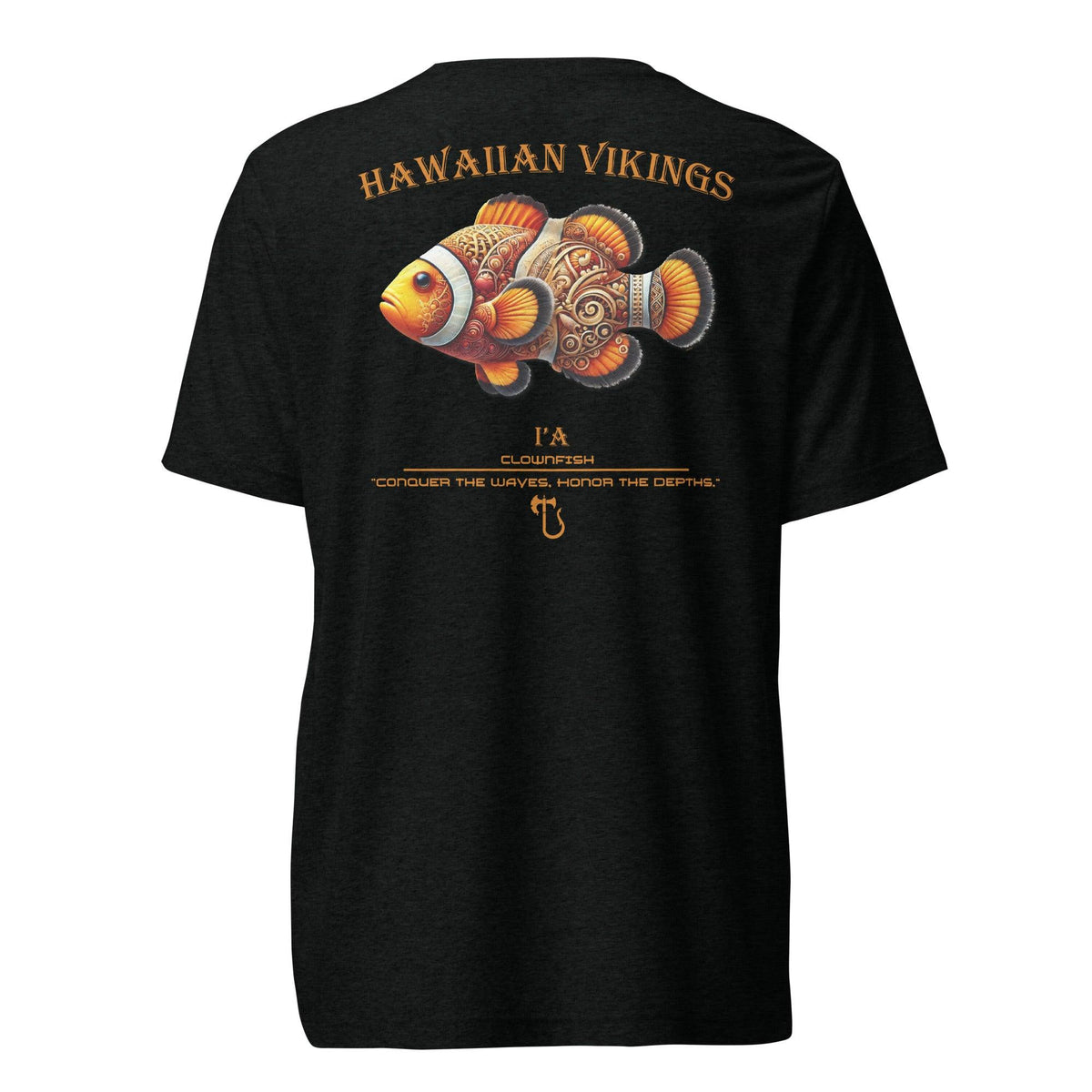 Clownfish Tri-Blend Short Sleeve T-Shirt - Hawaiian Vikings
