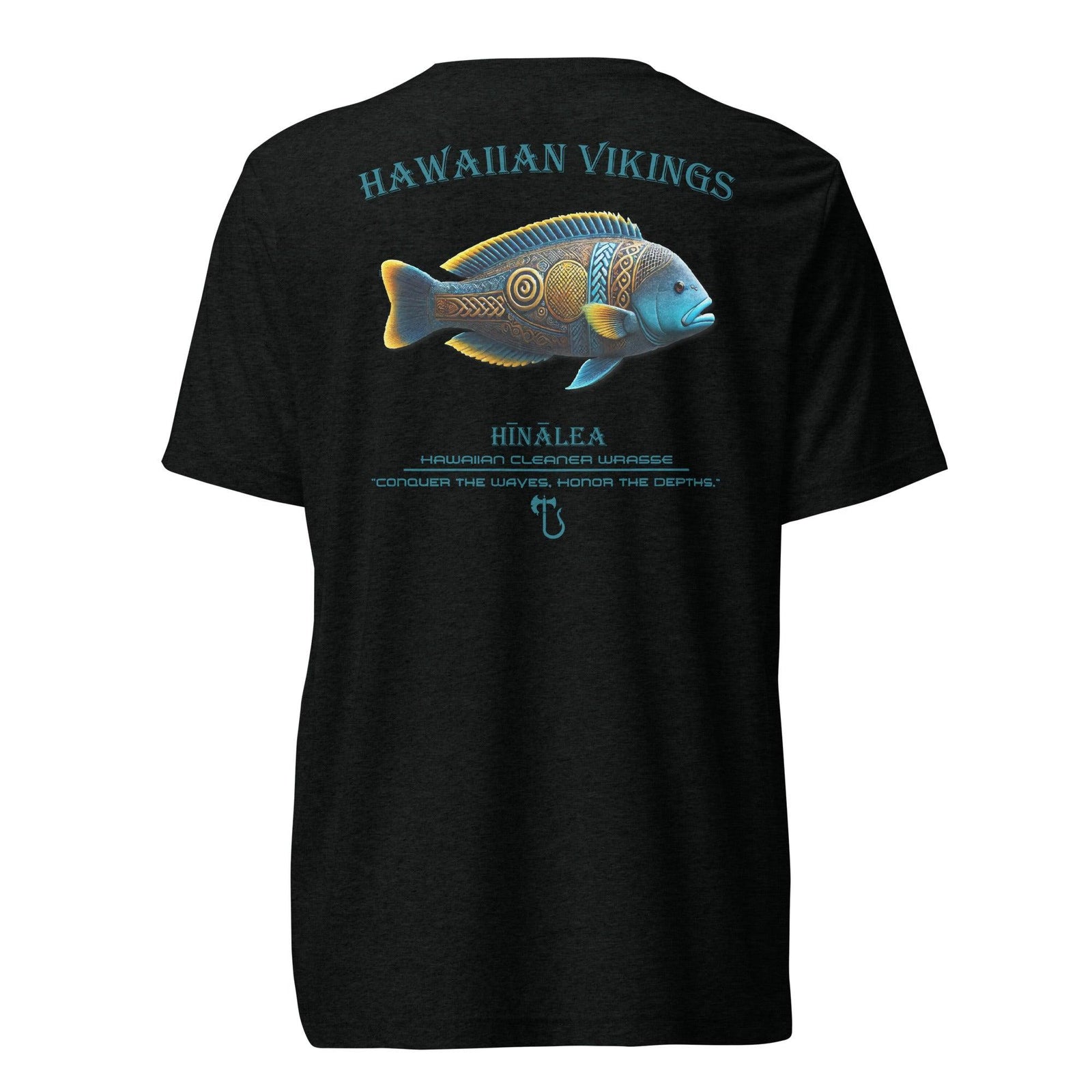 Hawaiian Cleaner Wrasse Tri-Blend Short Sleeve T-Shirt - Hawaiian Vikings