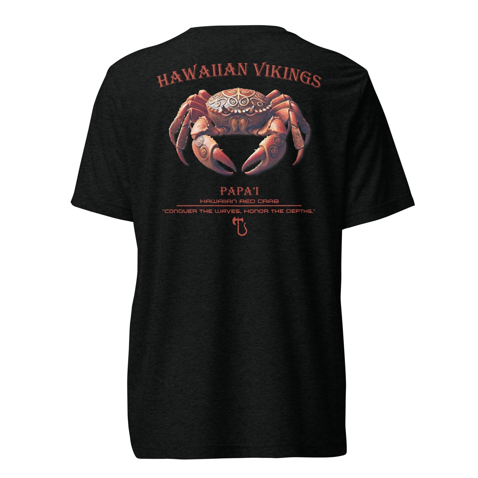 Hawaiian Red Crab Tri-Blend Short Sleeve T-Shirt - Hawaiian Vikings