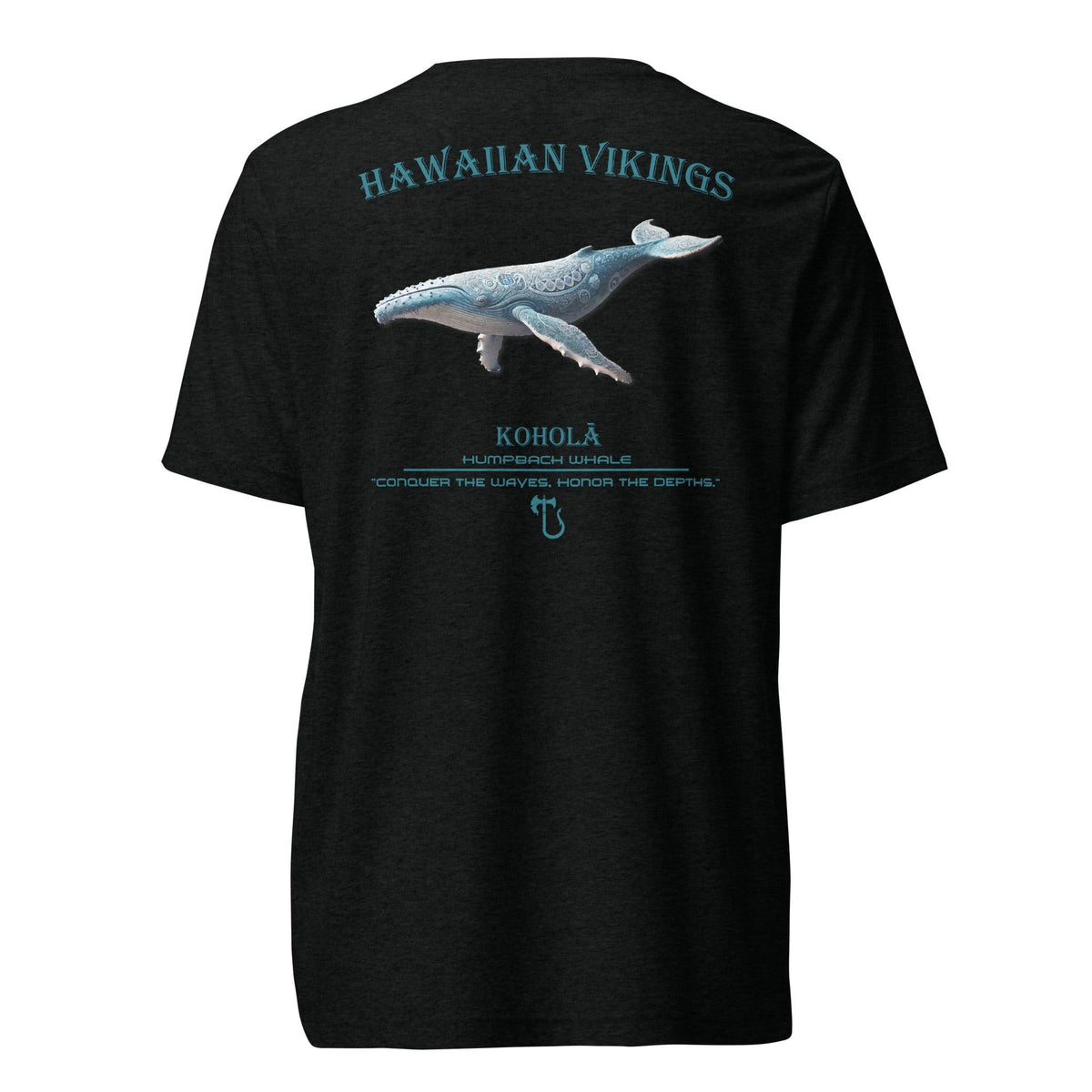 Humpback Whale Tri-Blend Short Sleeve T-Shirt - Hawaiian Vikings