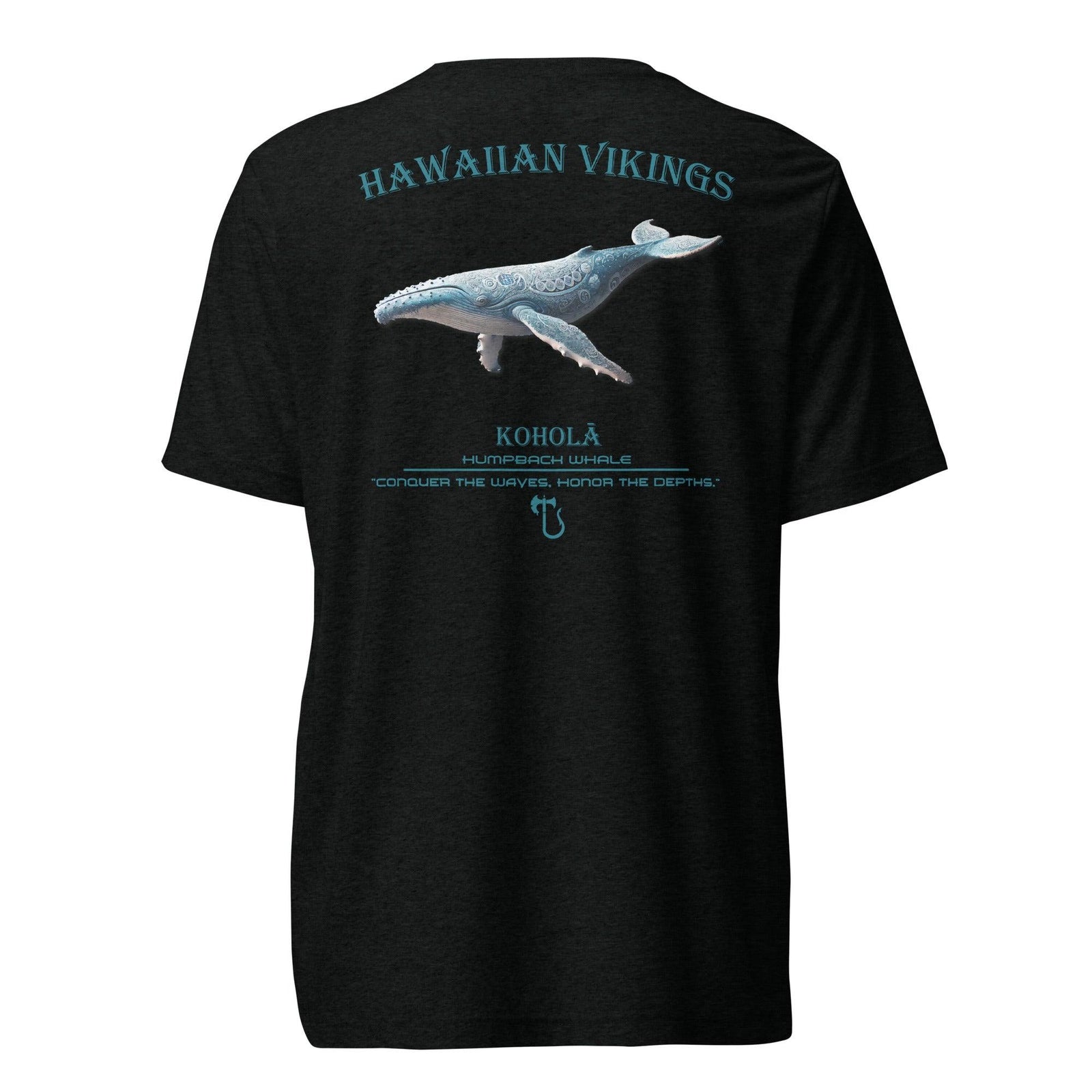 Humpback Whale Tri-Blend Short Sleeve T-Shirt - Hawaiian Vikings