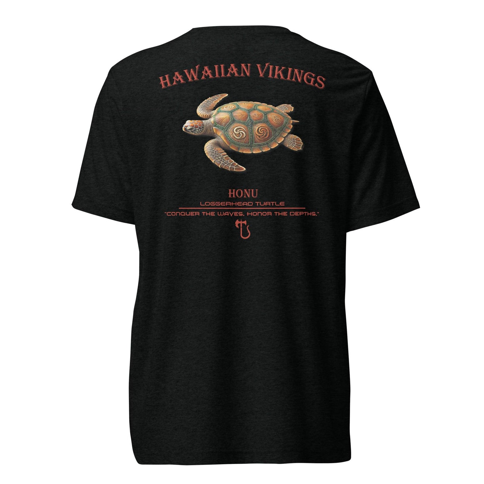Loggerhead Turtle Tri-Blend Short Sleeve T-Shirt - Hawaiian Vikings