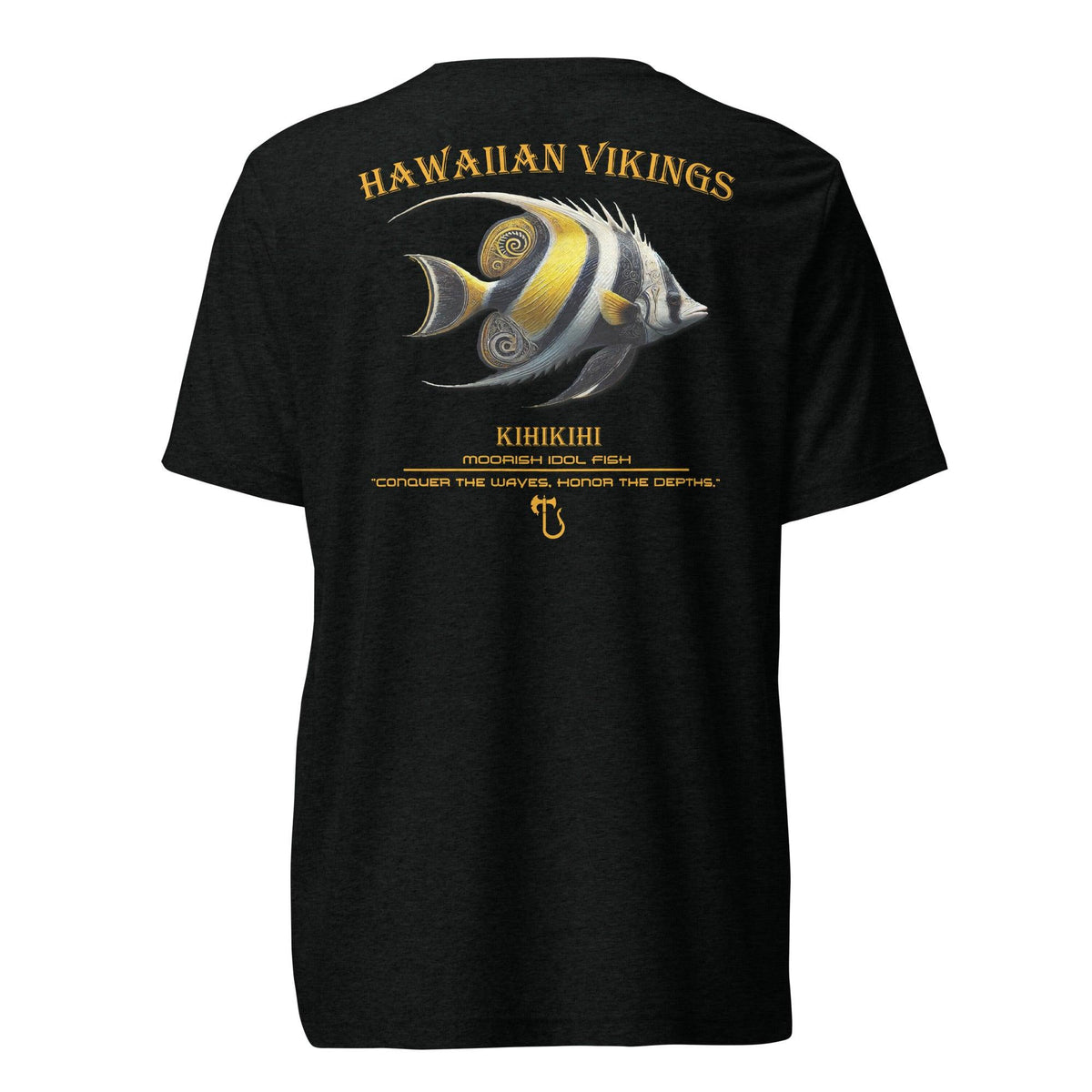 Moorish Idol Tri-Blend Short Sleeve T-Shirt - Hawaiian Vikings
