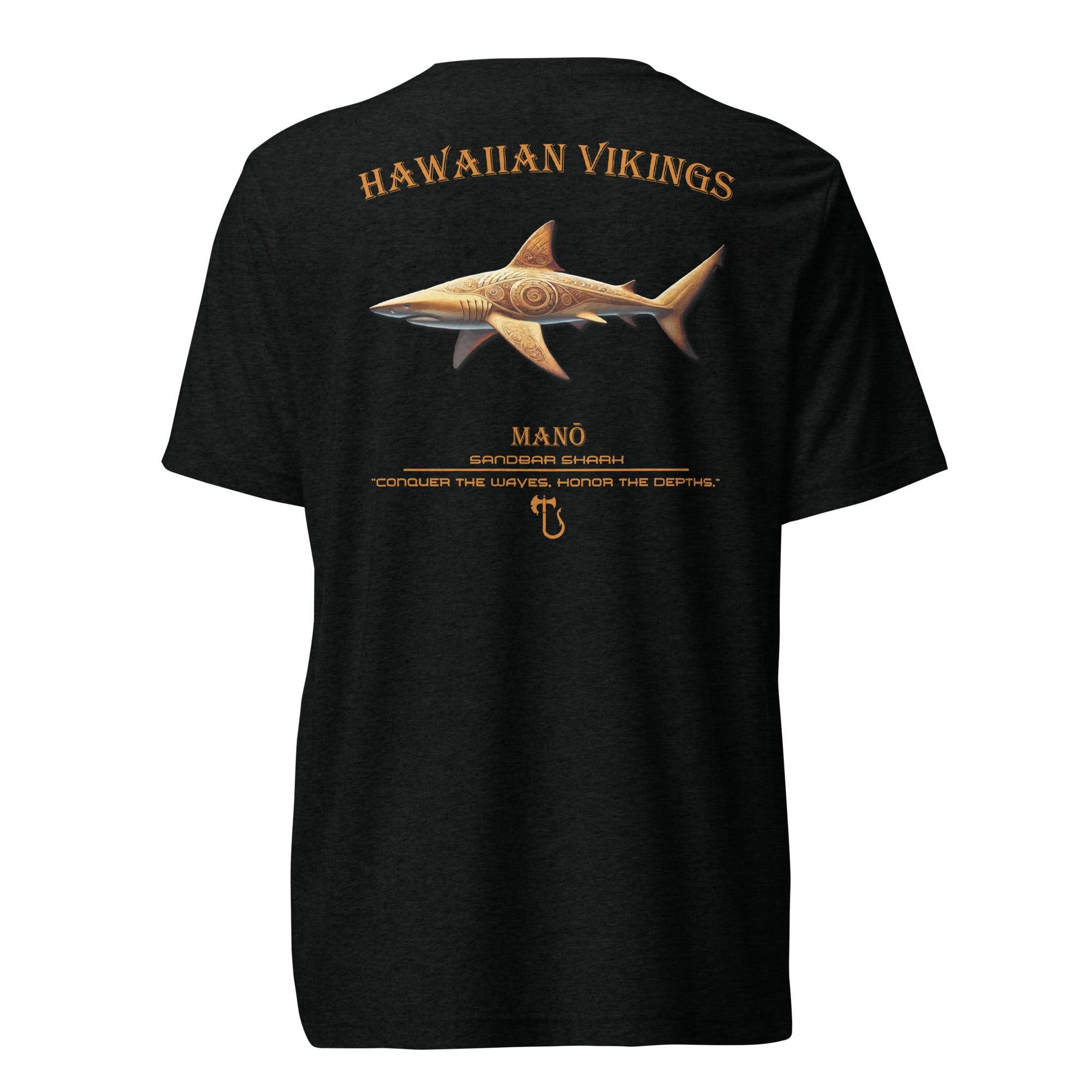 Sandbar Shark Tri-Blend Short Sleeve T-Shirt - Hawaiian Vikings