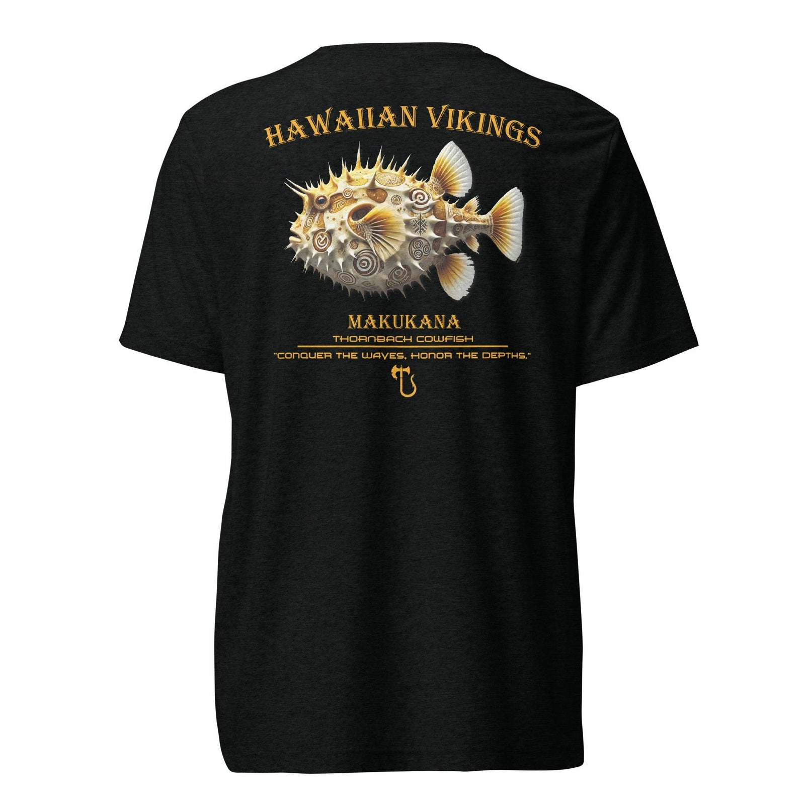 Thornback Cowfish Tri-Blend Short Sleeve T-Shirt - Hawaiian Vikings