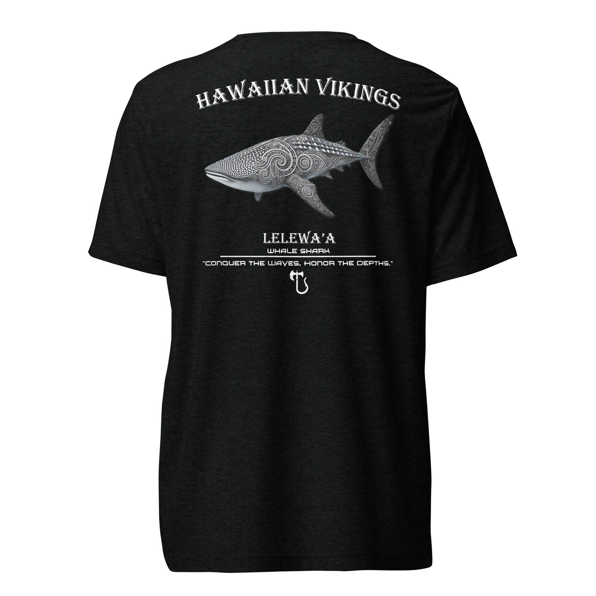 Whale Shark Tri-Blend Short Sleeve T-Shirt - Hawaiian Vikings