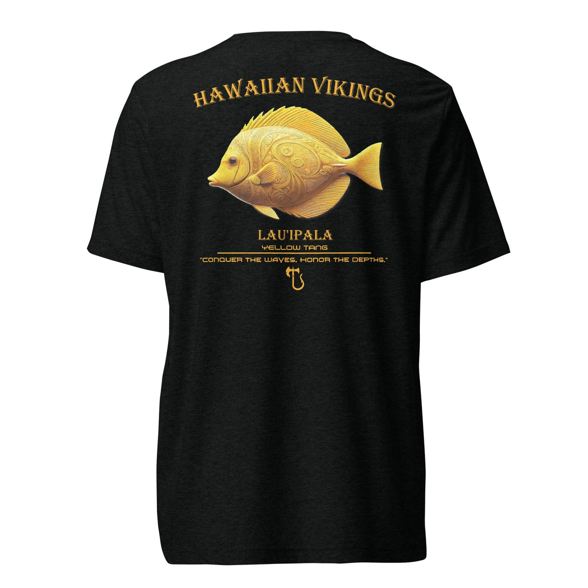 Yellow Tang Tri-Blend Short Sleeve T-Shirt - Hawaiian Vikings