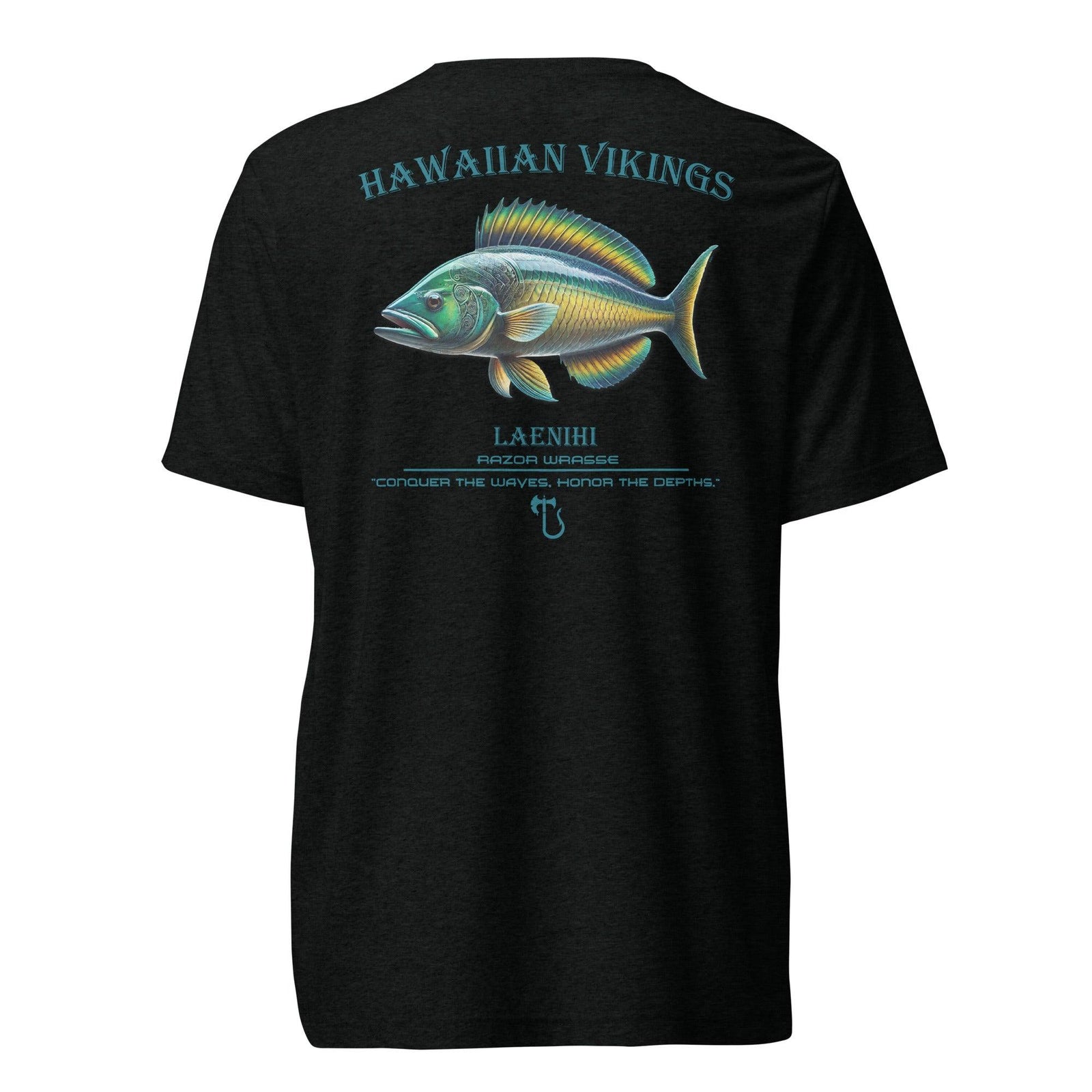 Razor Wrasse Tri-Blend Short Sleeve T-Shirt - Hawaiian Vikings