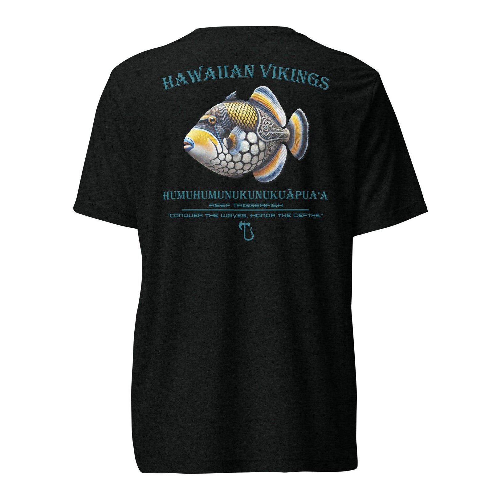 Reef Triggerfish Tri-Blend Short Sleeve T-Shirt - Hawaiian Vikings