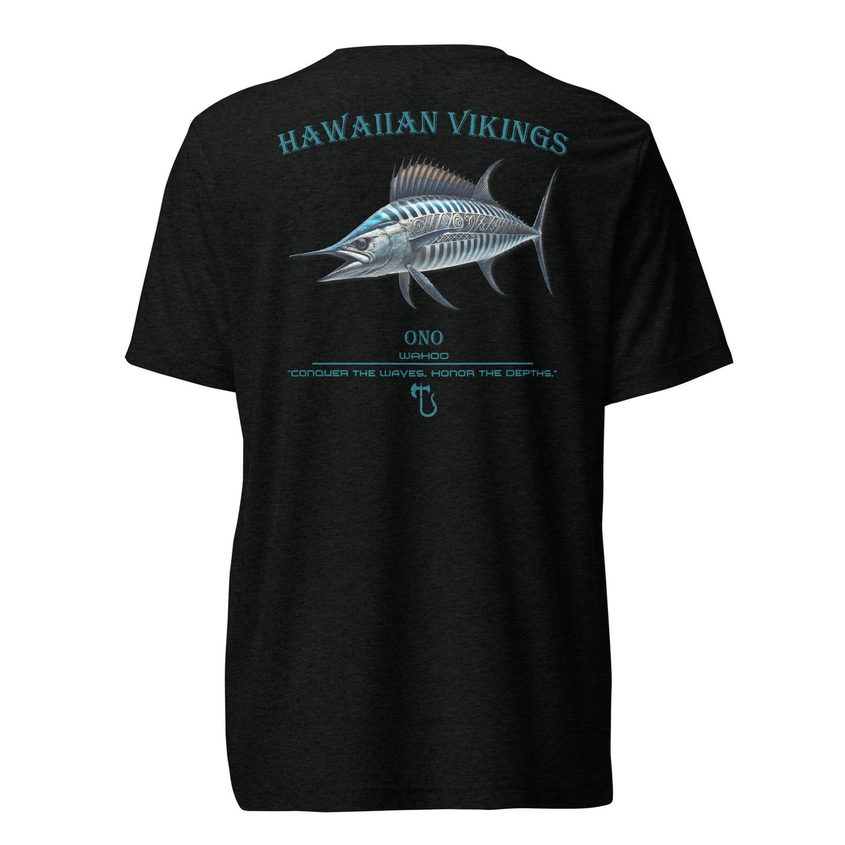 Wahoo Tri-Blend Short Sleeve T-Shirt - Hawaiian Vikings