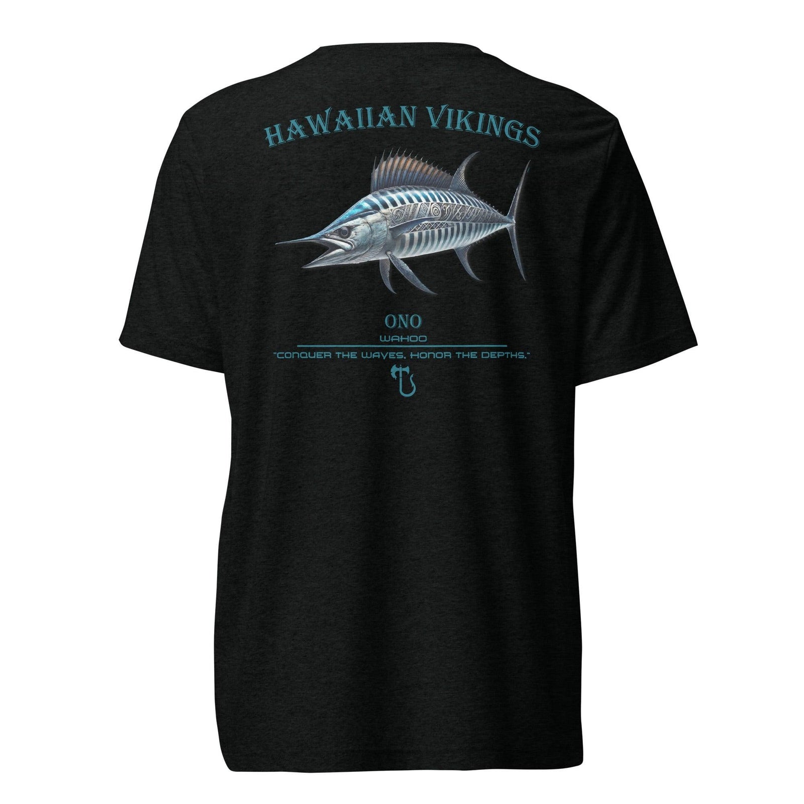 Wahoo Tri-Blend Short Sleeve T-Shirt - Hawaiian Vikings