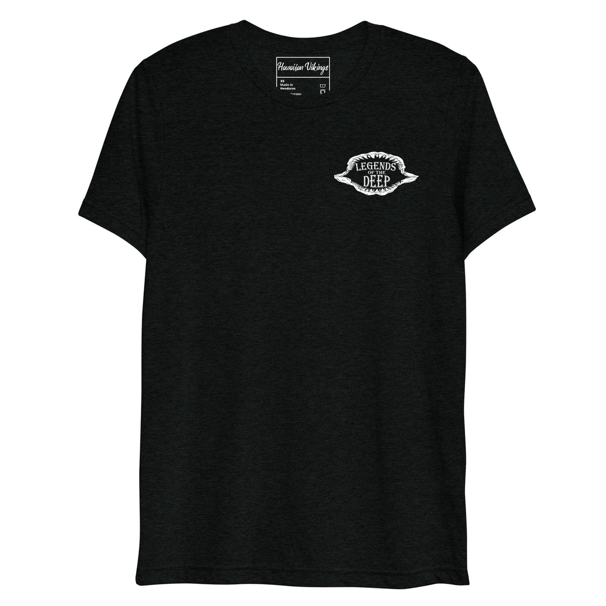 Black Surgeonfish Tri-Blend Short Sleeve T-Shirt - Hawaiian Vikings