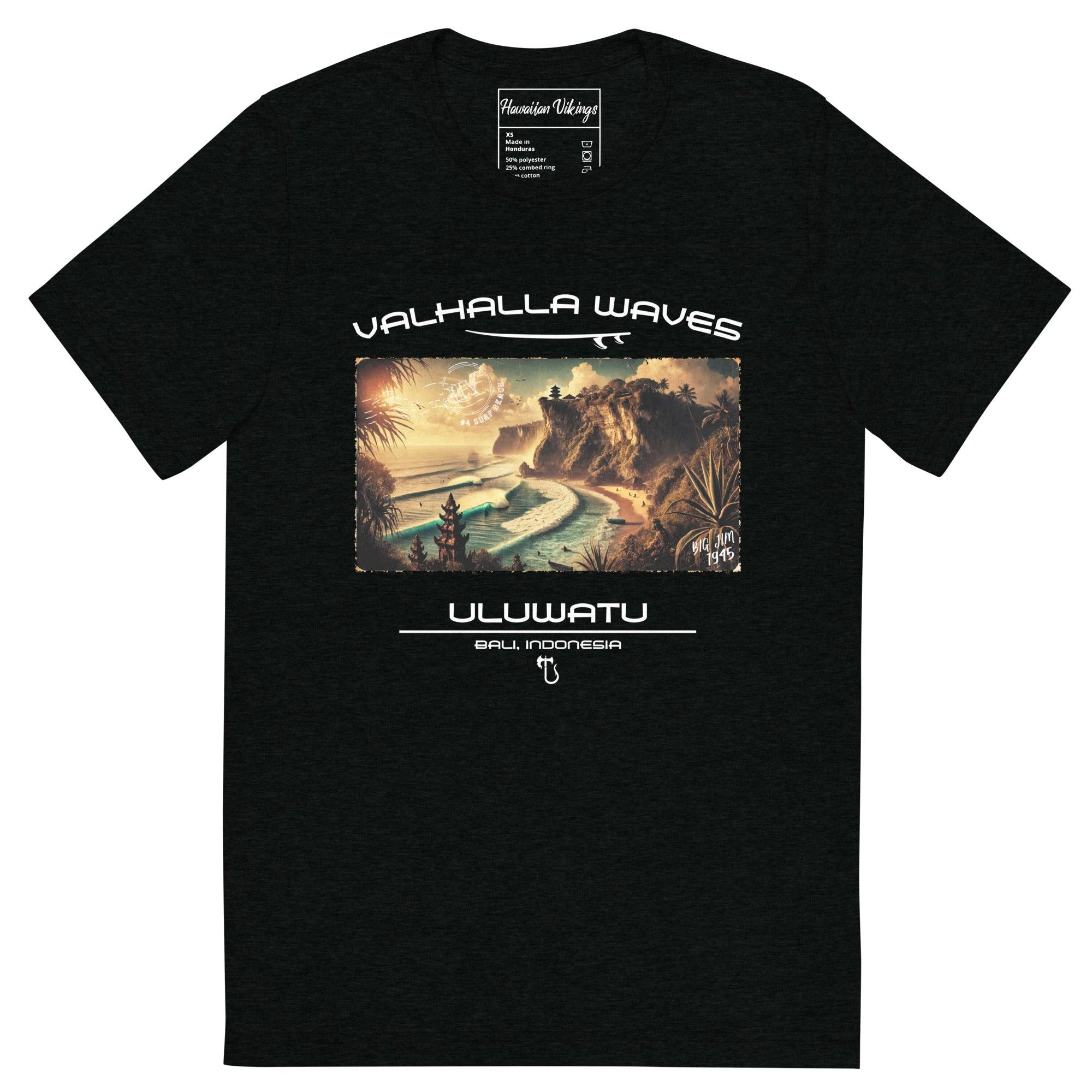 Uluwatu Vintage Postcard T-Shirt - Hawaiian Vikings