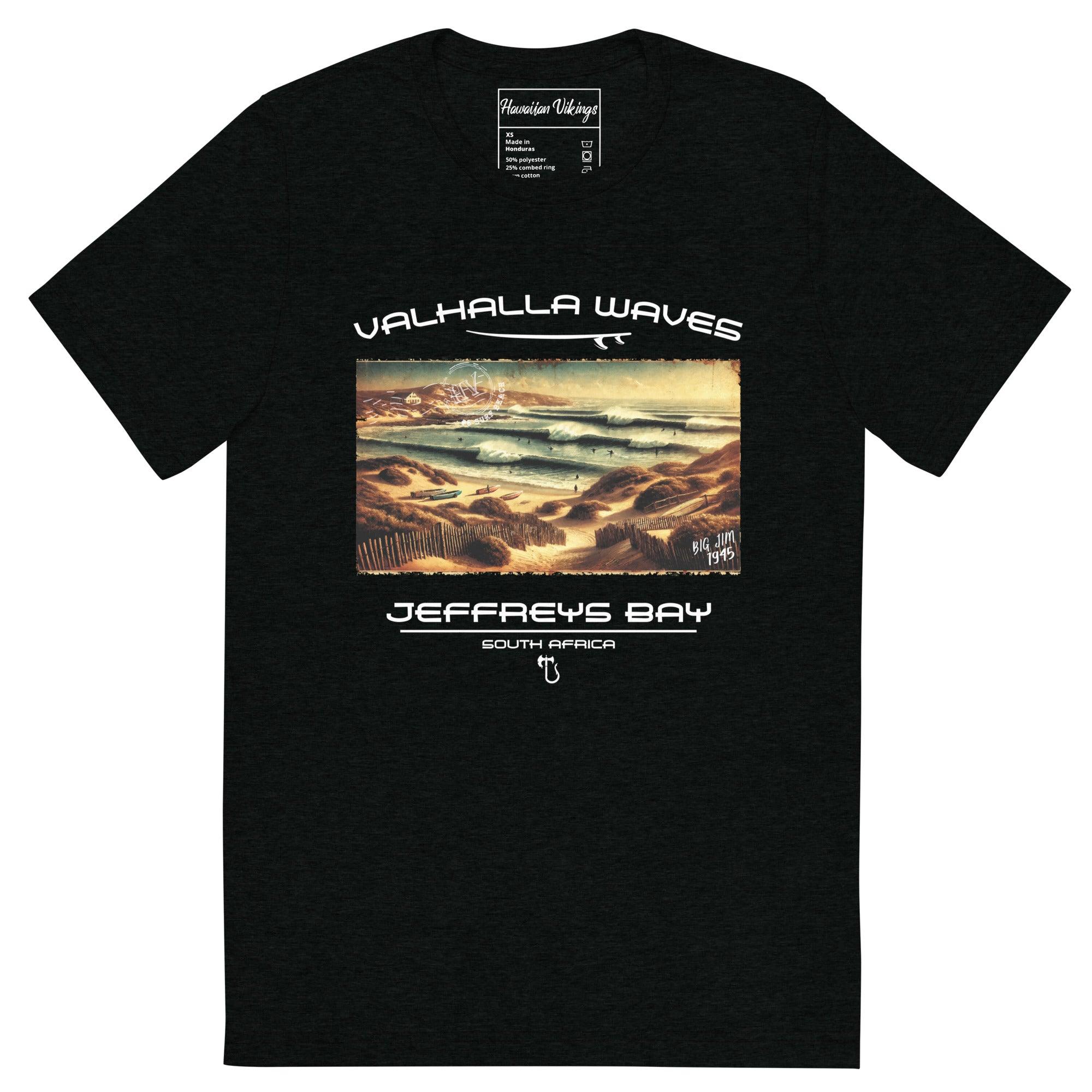 Jeffreys Bay Vintage Postcard T-Shirt - Hawaiian Vikings