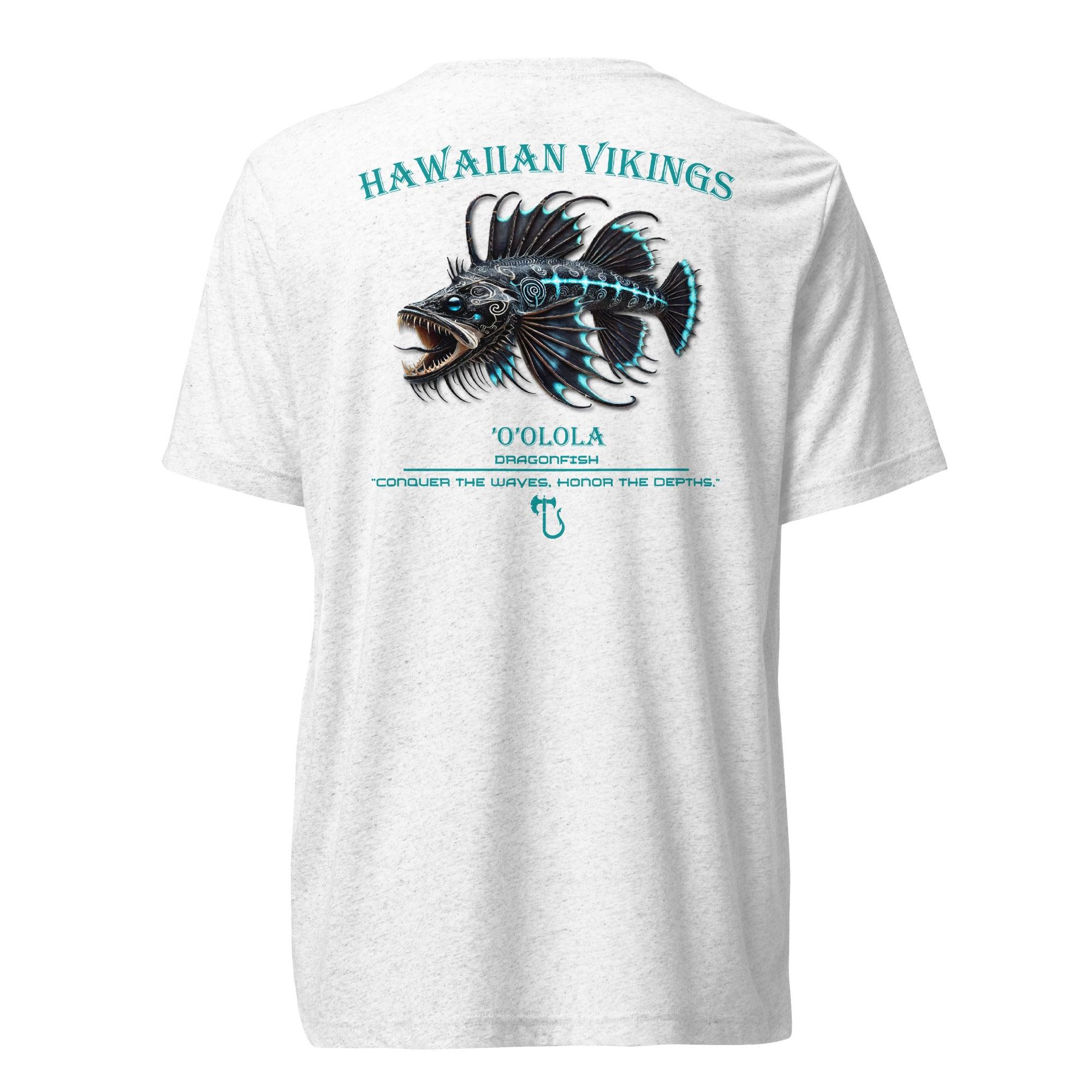 Dragonfish Tri-Blend Short Sleeve T-Shirt - Hawaiian Vikings