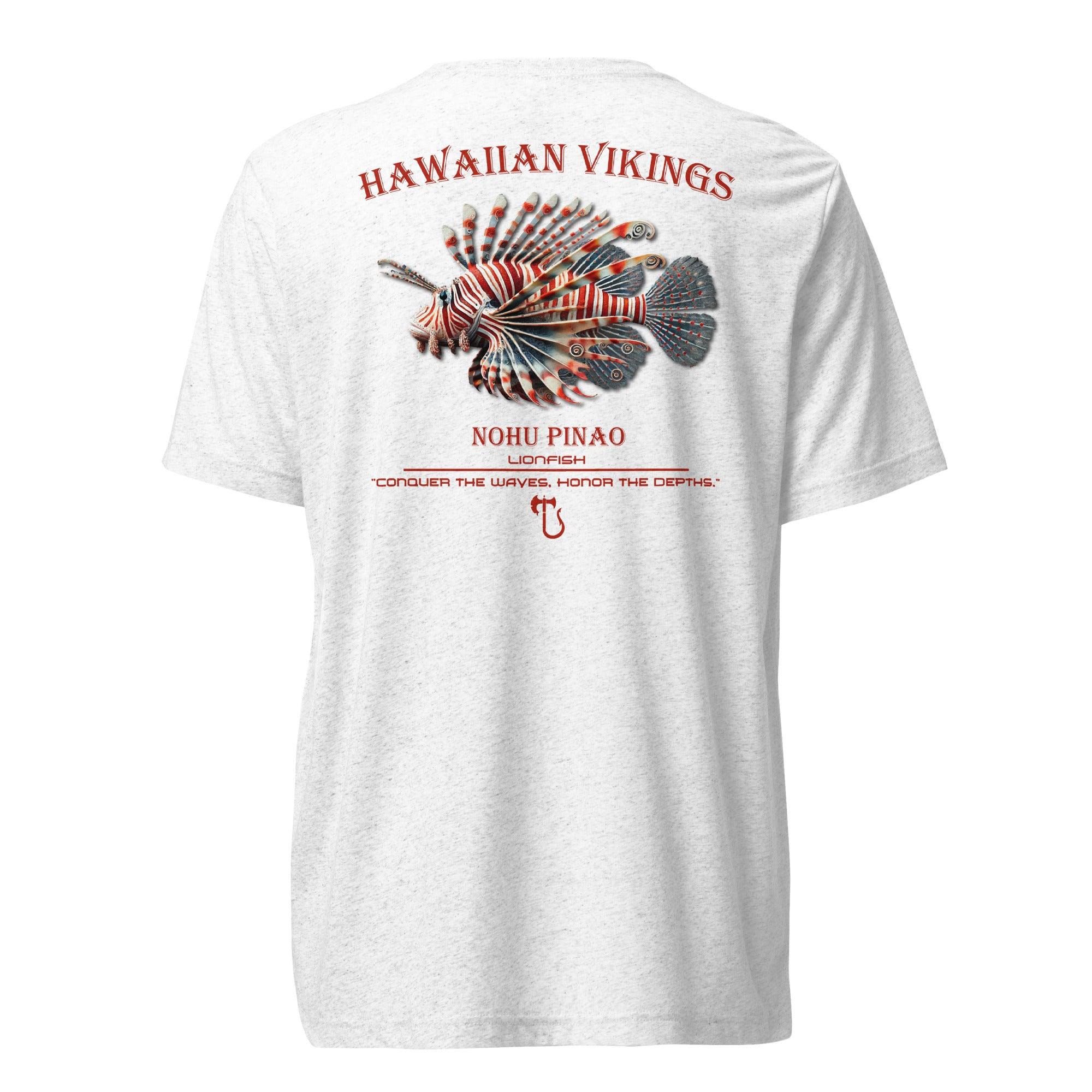 Lionfish Tri-Blend Short Sleeve T-Shirt - Hawaiian Vikings