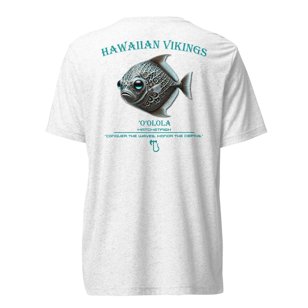 Hatchetfish Tri-Blend Short Sleeve T-Shirt - Hawaiian Vikings