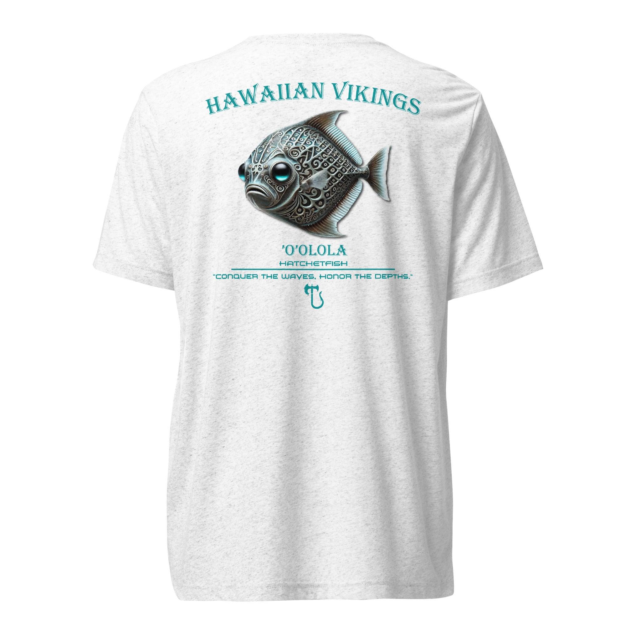 Hatchetfish Tri-Blend Short Sleeve T-Shirt - Hawaiian Vikings