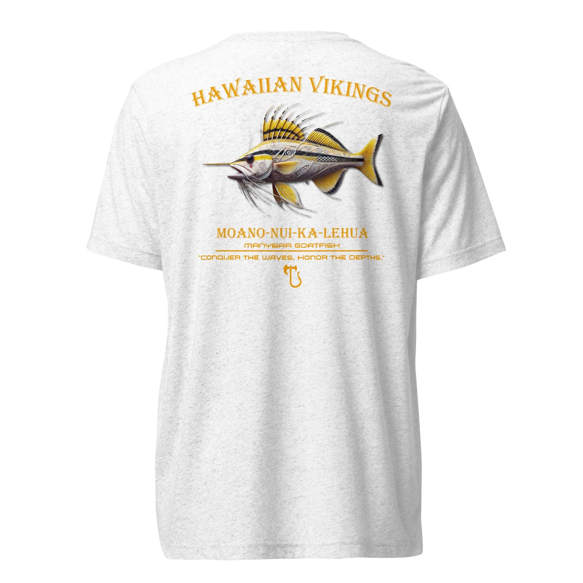 Manybar Goatfish Tri-Blend Short Sleeve T-Shirt - Hawaiian Vikings