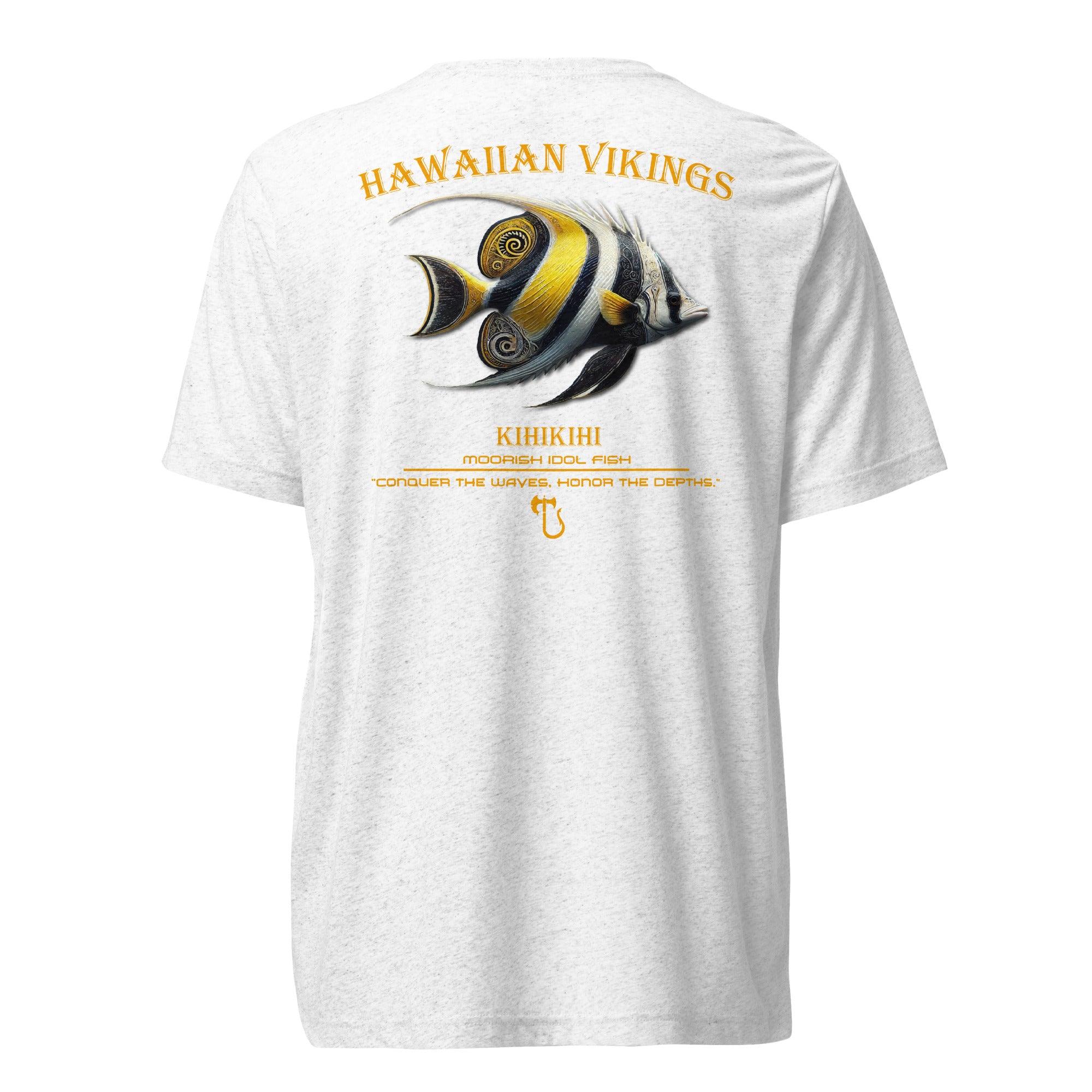 Moorish Idol Tri-Blend Short Sleeve T-Shirt - Hawaiian Vikings