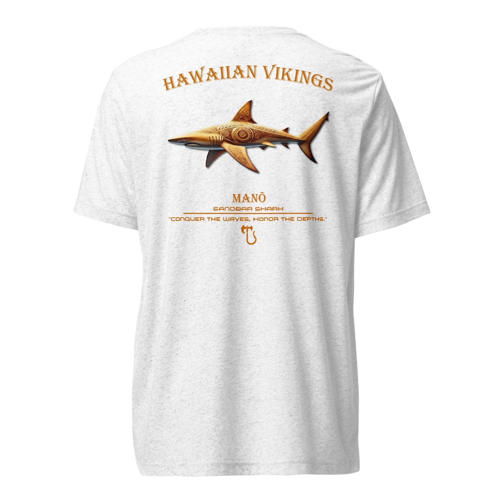 Sandbar Shark Tri-Blend Short Sleeve T-Shirt - Hawaiian Vikings