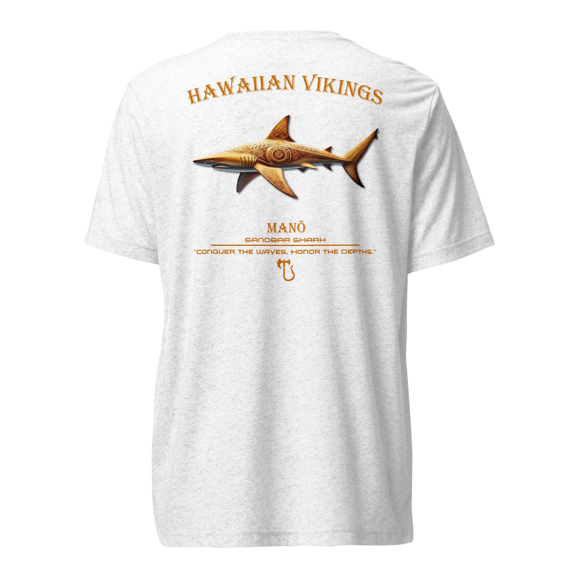 Sandbar Shark Tri-Blend Short Sleeve T-Shirt - Hawaiian Vikings