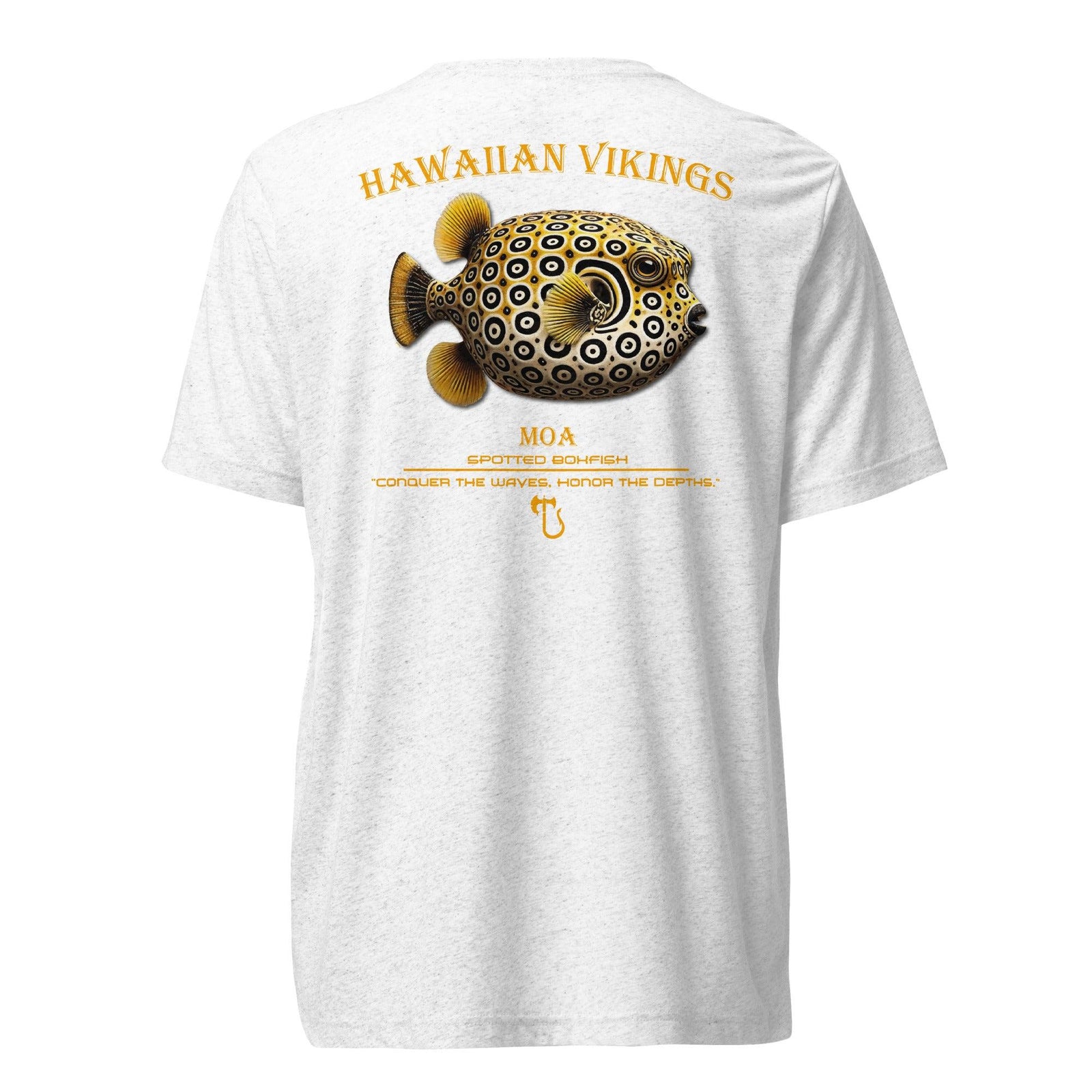 Spotted Boxfish Tri-Blend Short Sleeve T-Shirt - Hawaiian Vikings