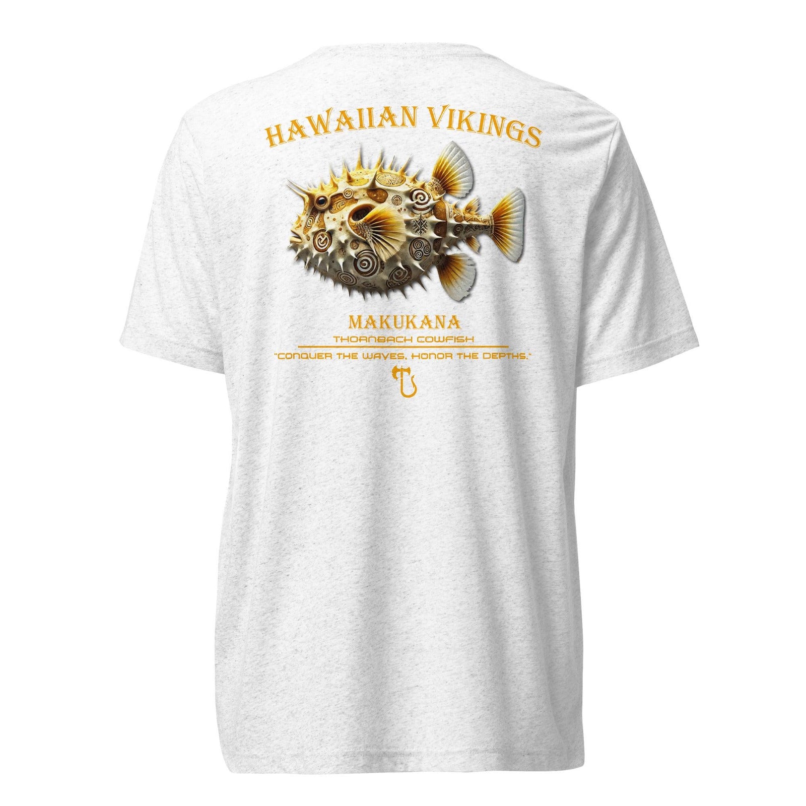 Thornback Cowfish Tri-Blend Short Sleeve T-Shirt - Hawaiian Vikings