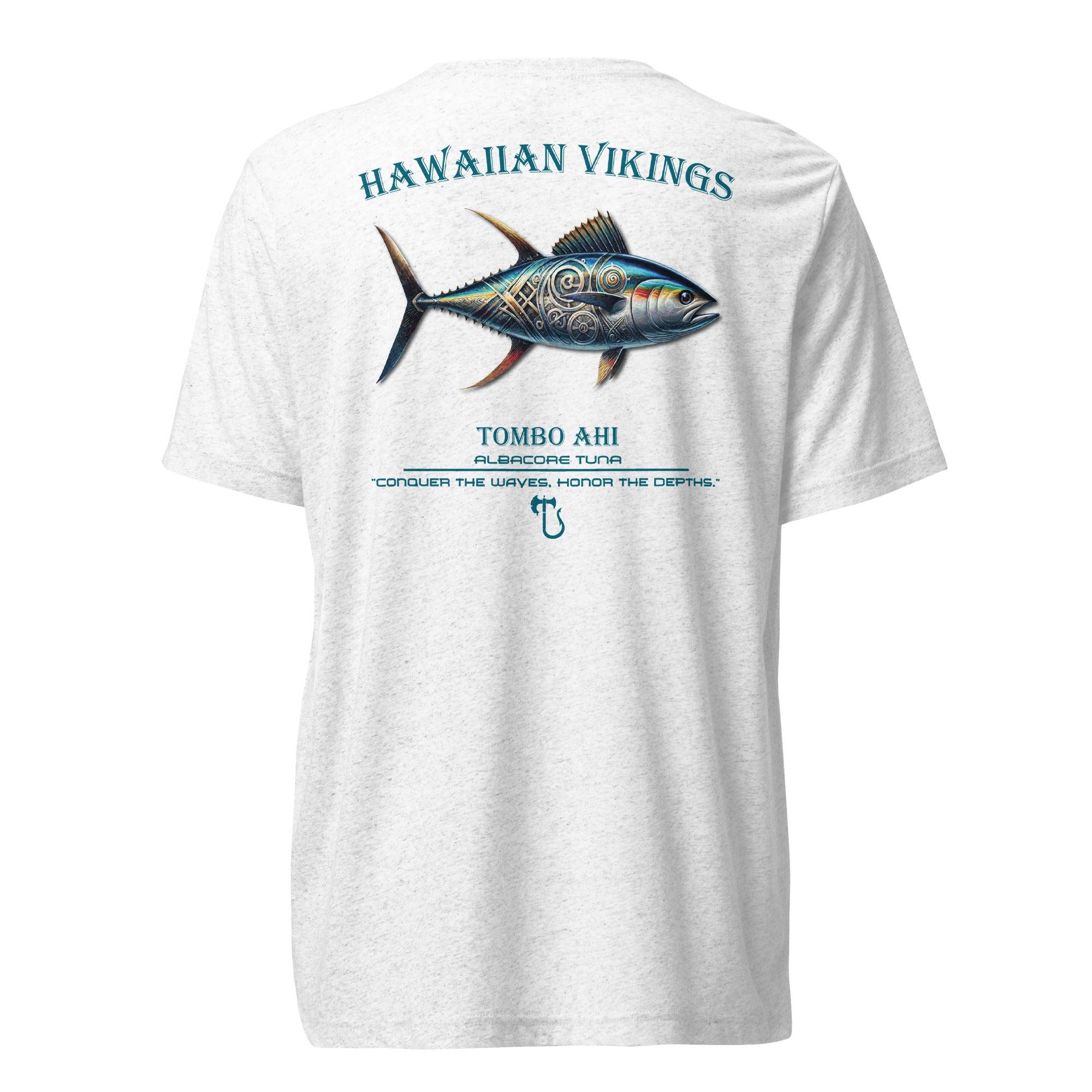Albacore Tuna Tri-Blend Short Sleeve T-Shirt - Hawaiian Vikings