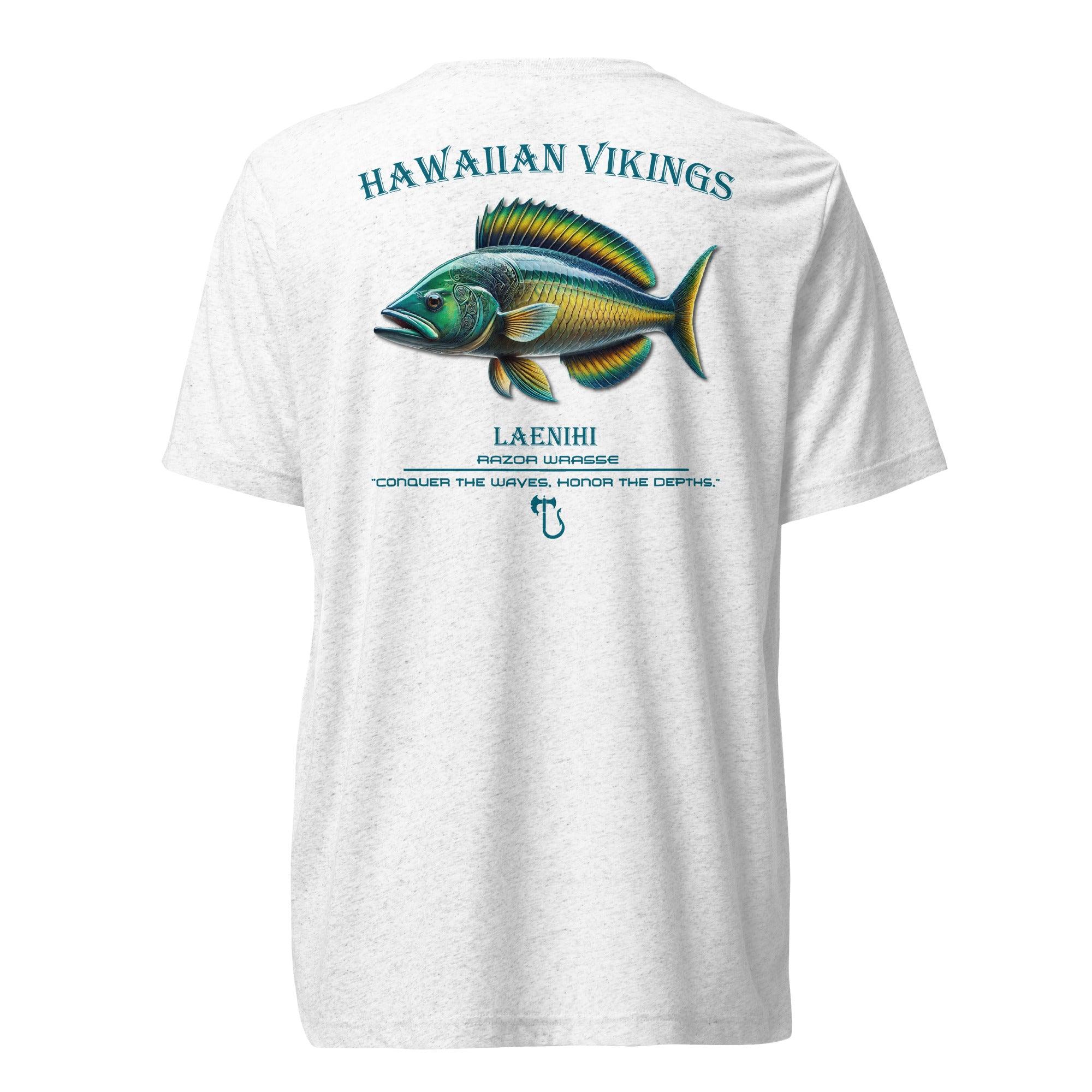 Razor Wrasse Tri-Blend Short Sleeve T-Shirt - Hawaiian Vikings