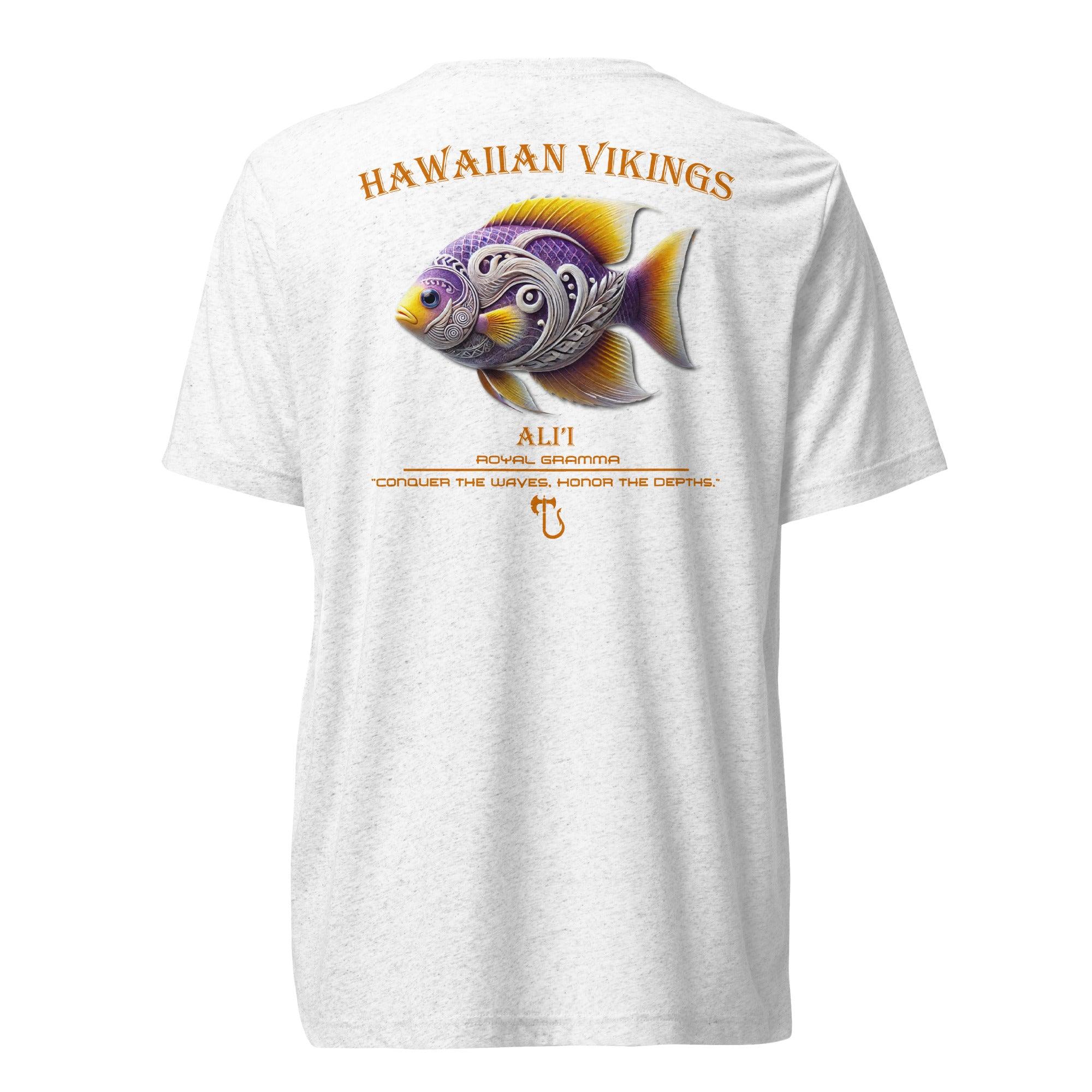 Royal Gramma Tri-Blend Short Sleeve T-Shirt - Hawaiian Vikings