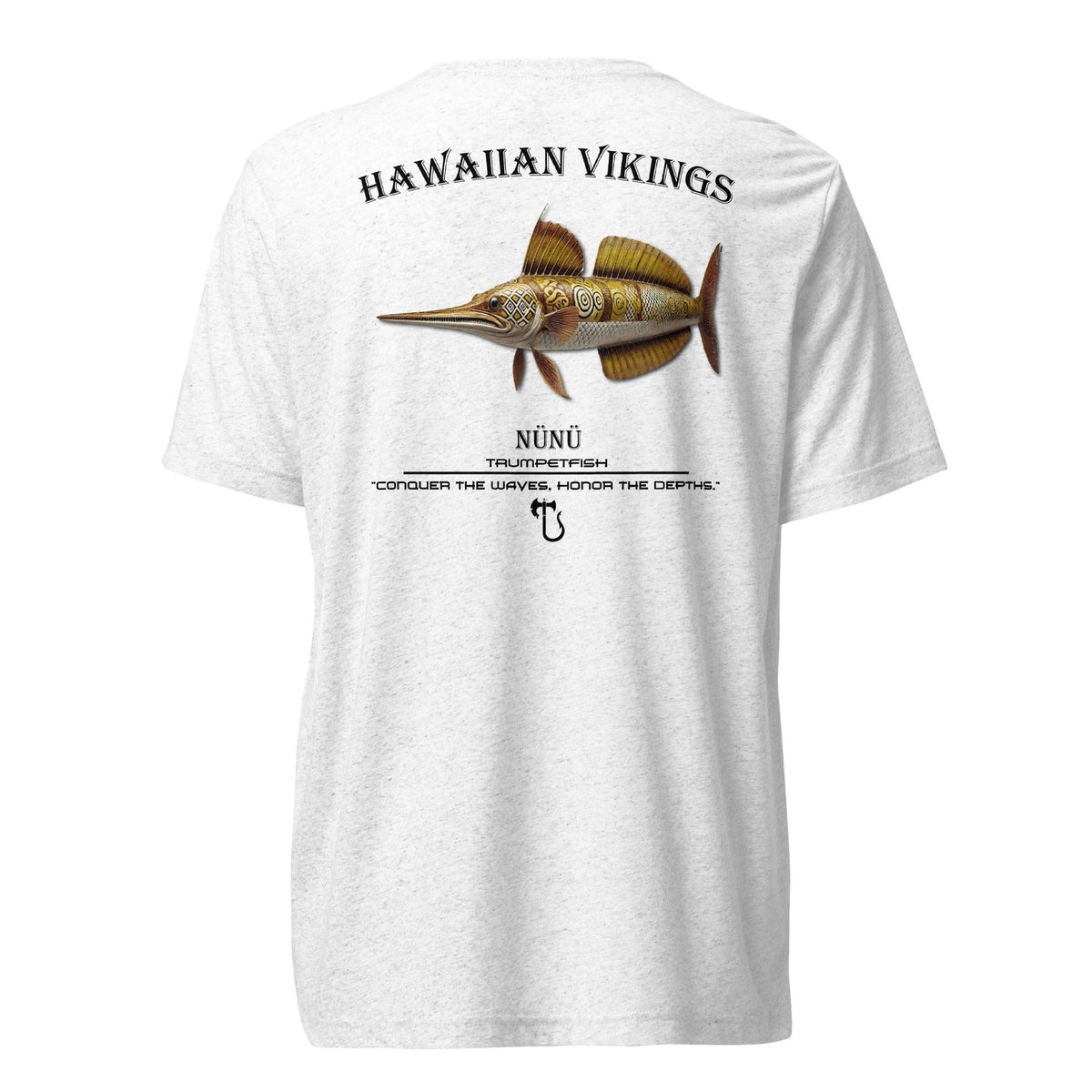 Trumpetfish Tri-Blend Short Sleeve T-Shirt - Hawaiian Vikings